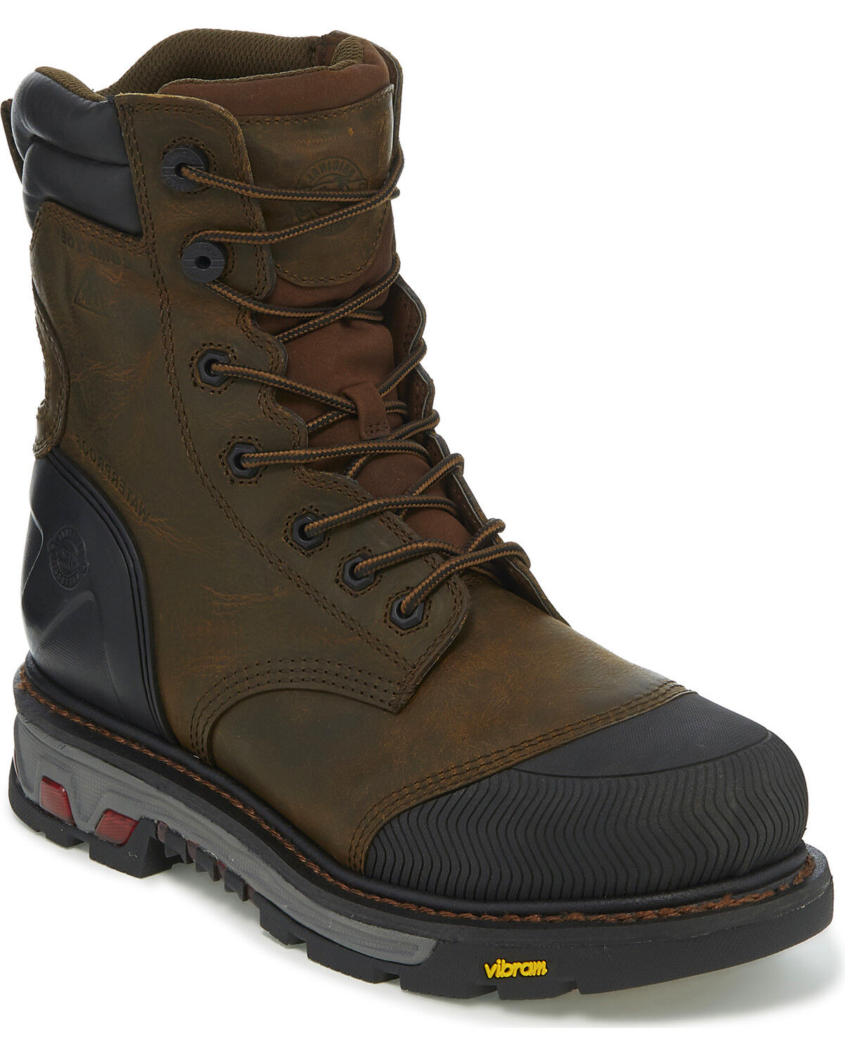 Justin Men's Warhawk Waterproof 8 Work Boots - Composite Toe