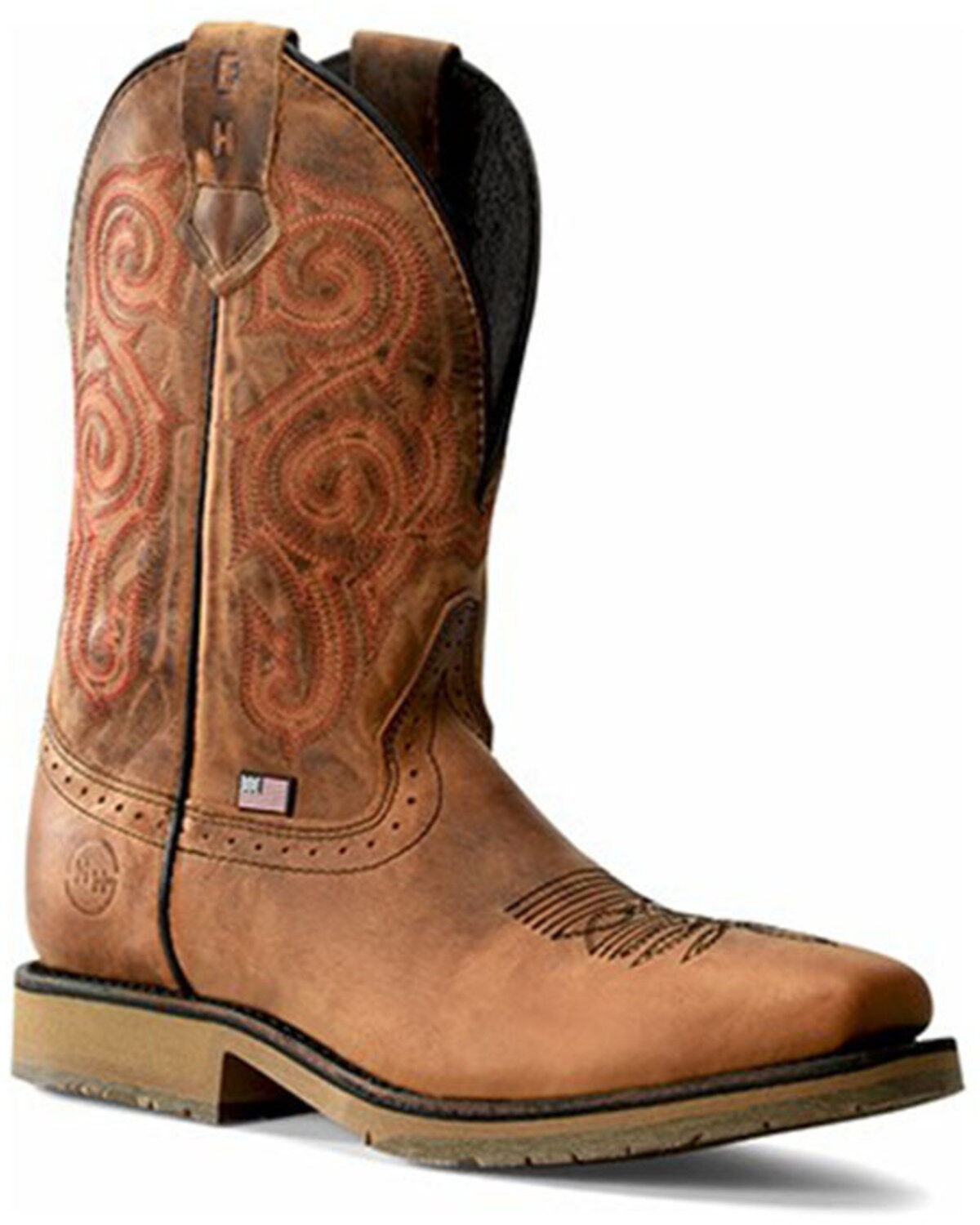 Double H Men's Bertram Western Work Boots - Steel Toe