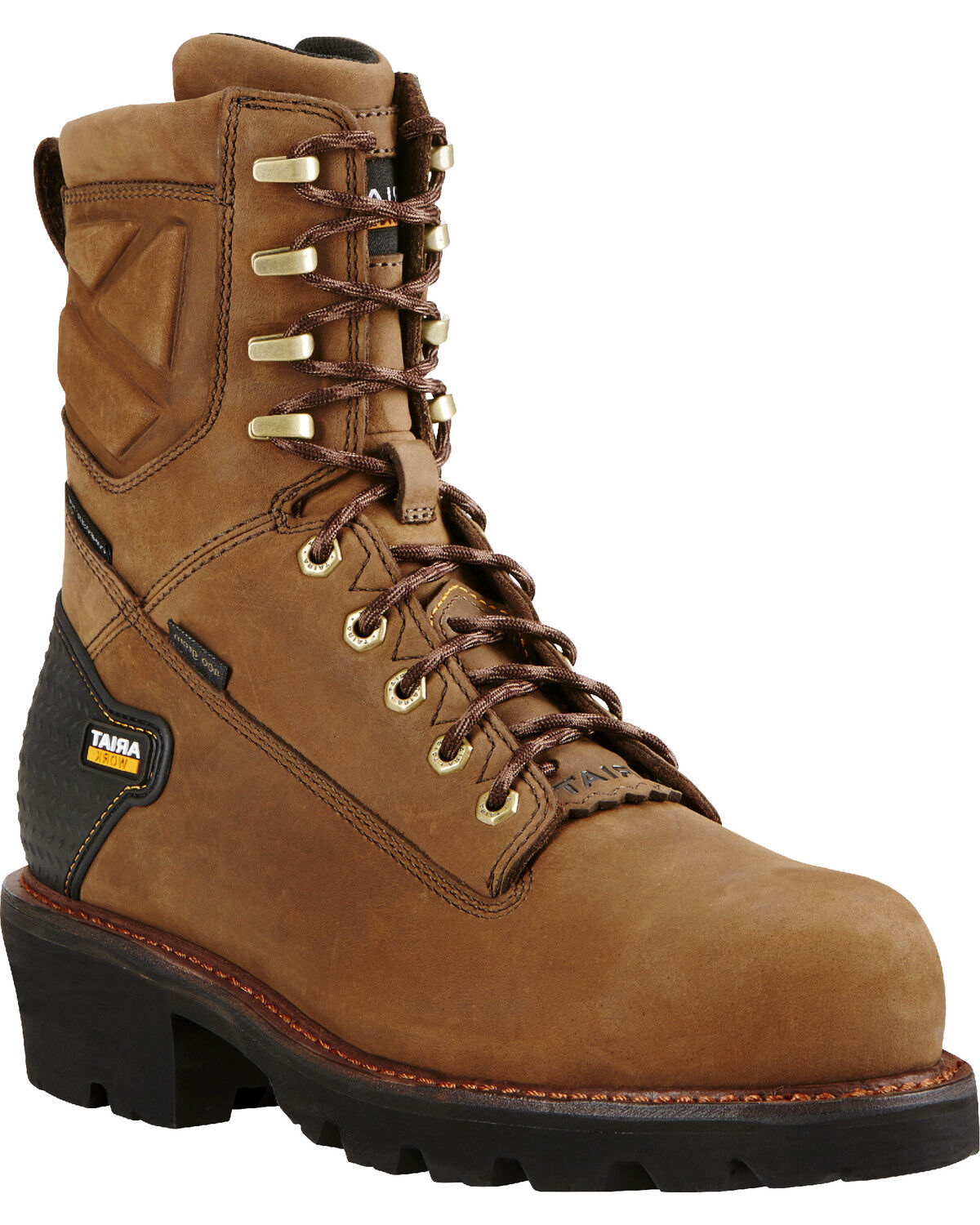Ariat Men's Powerline H20 400g 8 Work Boots - Composite Toe