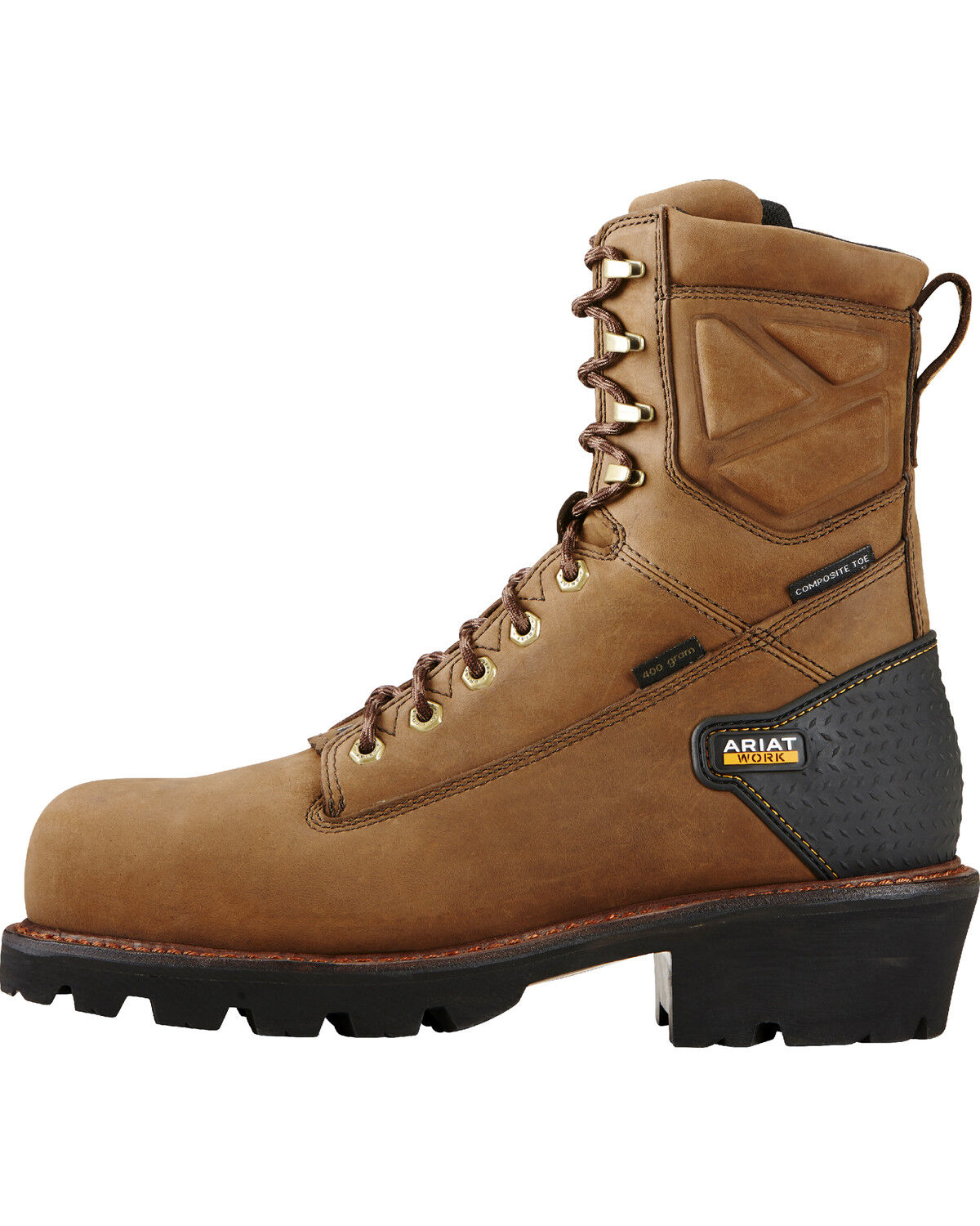 Ariat Men's Powerline H20 400g 8 Work Boots - Composite Toe