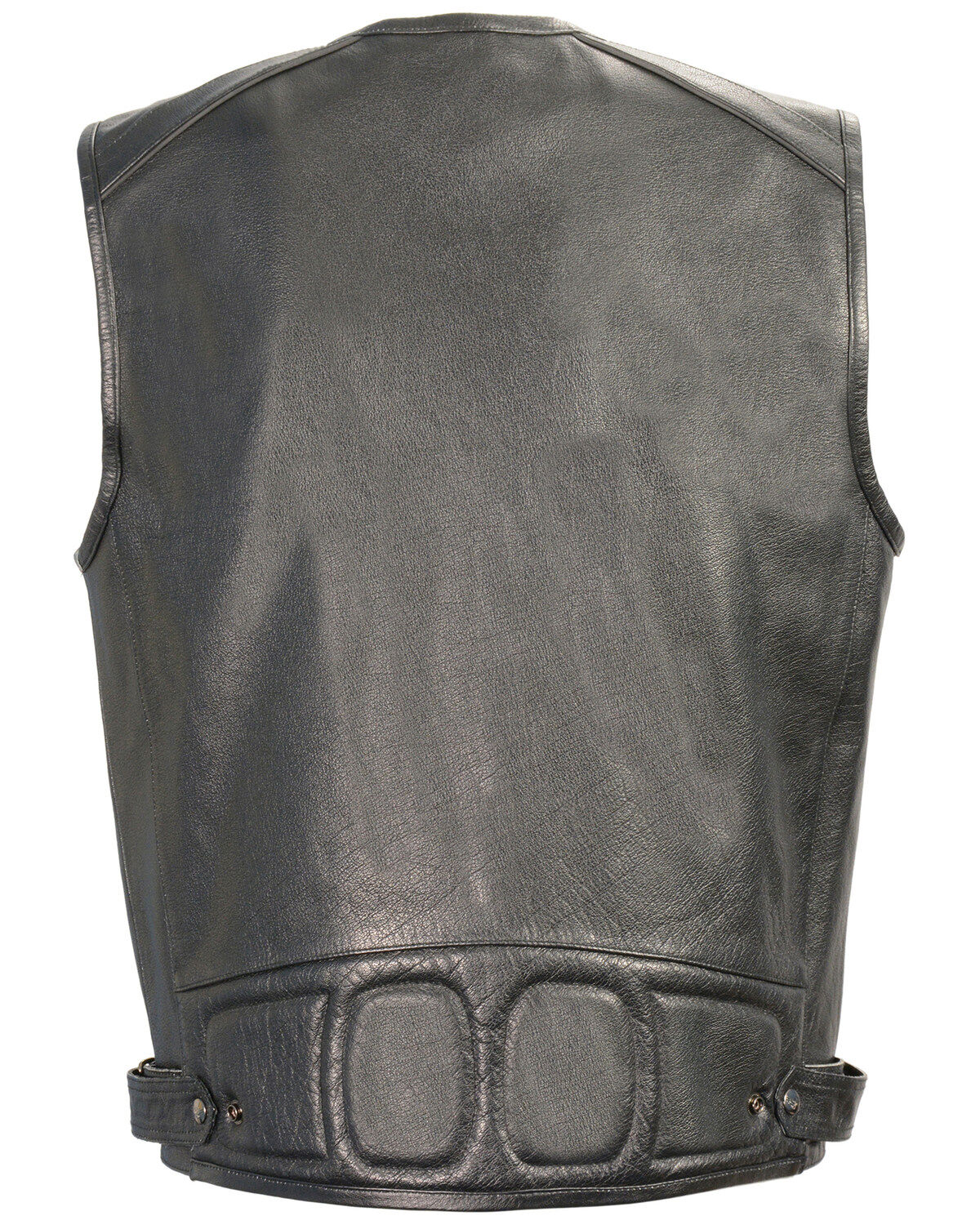 Milwaukee Leather Men's Zipper Front Super Utility Multi Pocket Vest - 4X