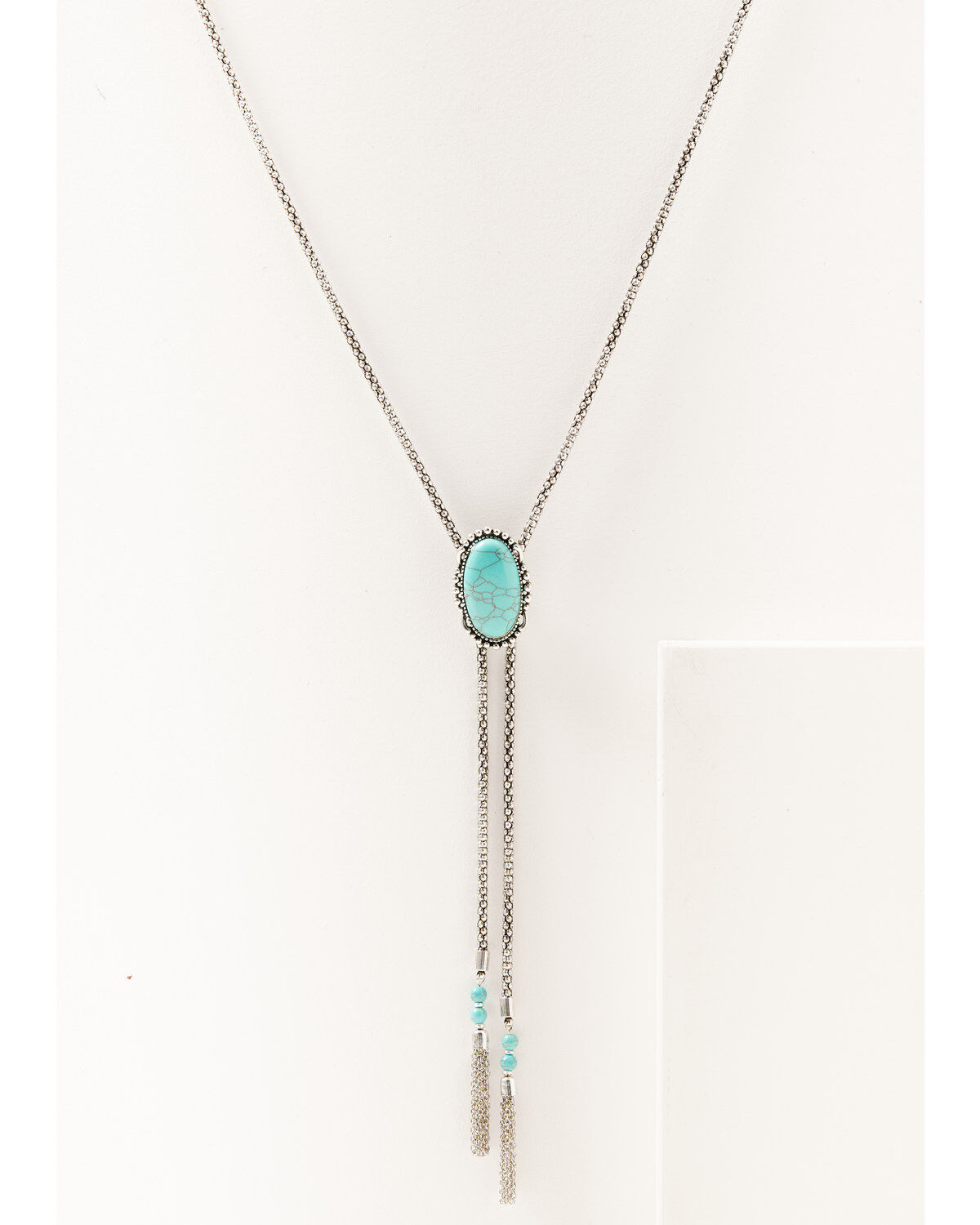 Shyanne Women's Turquoise Stone Bolo Necklace