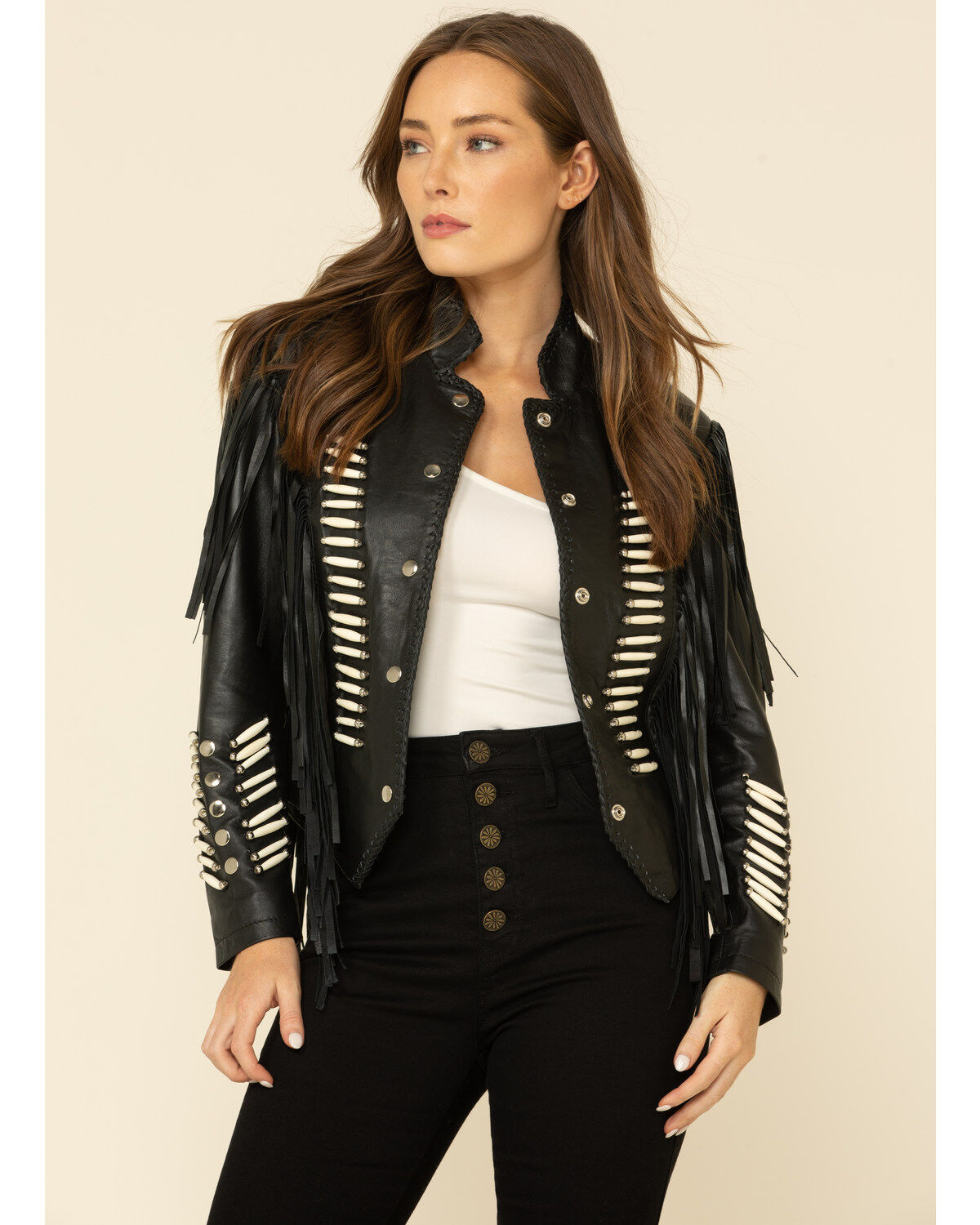 Liberty Wear Women's Black Fringe Sheep Napa Jacket 1 109663-liberty-wear-women-s-black-fringe-sheep-napa-jacket-1.jpg
