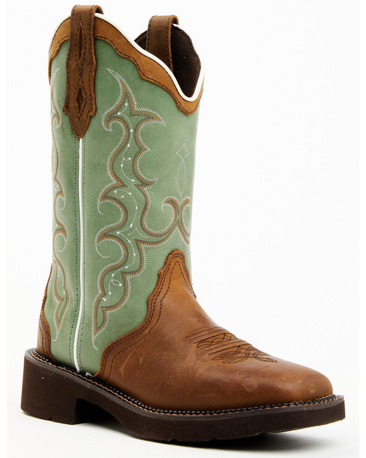 Justin Women's Raya Western Boots - Broad Square Toe 1 110157-justin-women-s-raya-western-boots-broad-square-toe-1.jpg