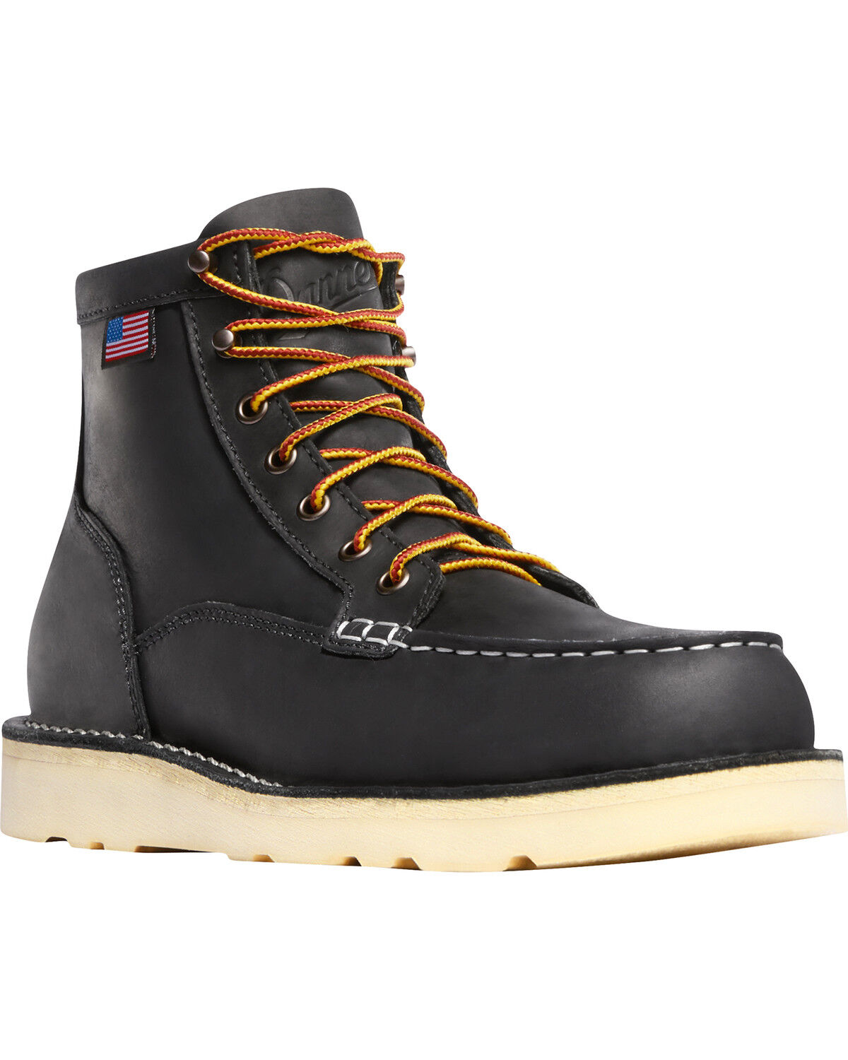 Danner Men's Bull Run 6 Lace-Up EH Work Boots - Moc Toe
