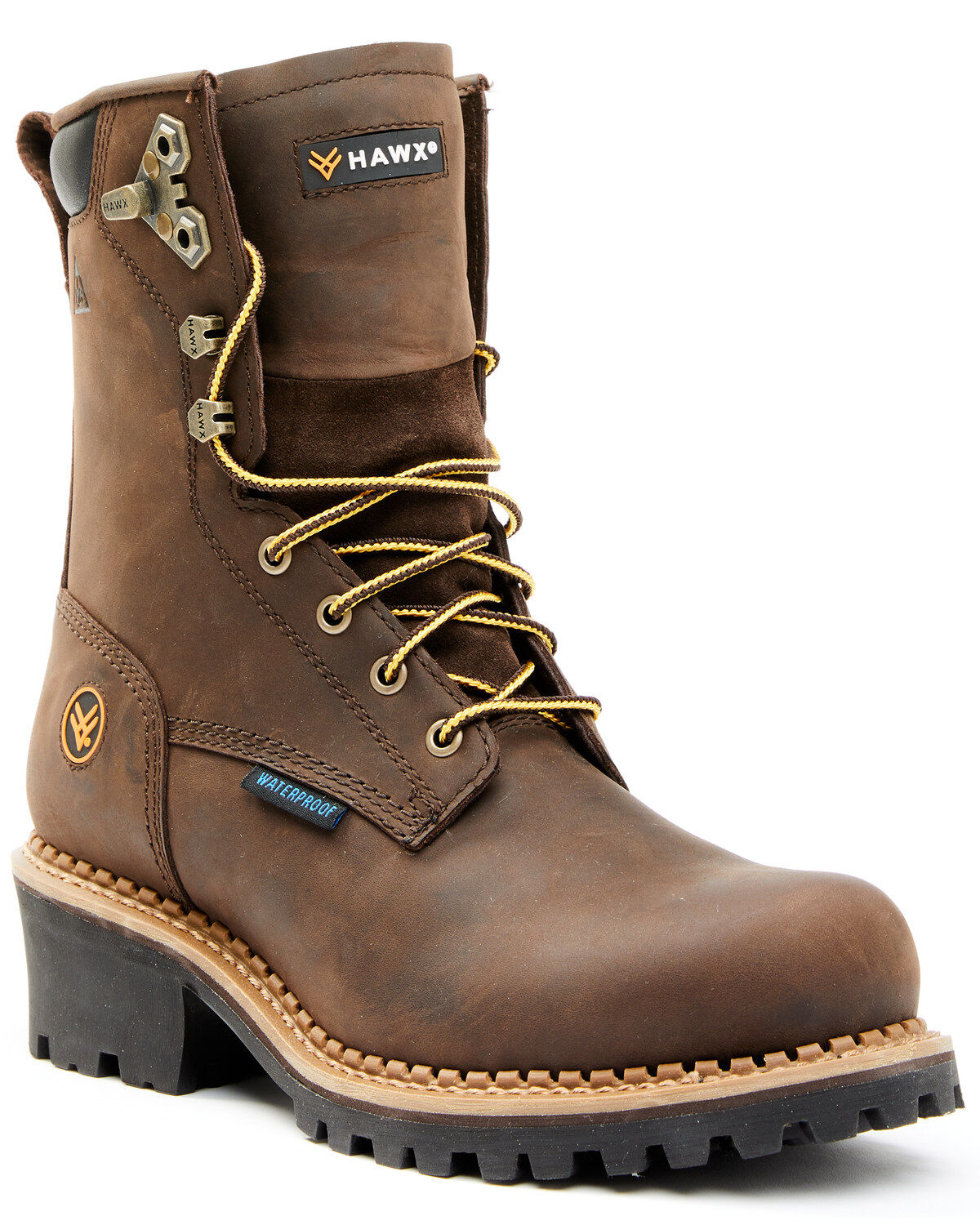 Hawx Men's 8 Waterproof Logger Boots - Soft Toe