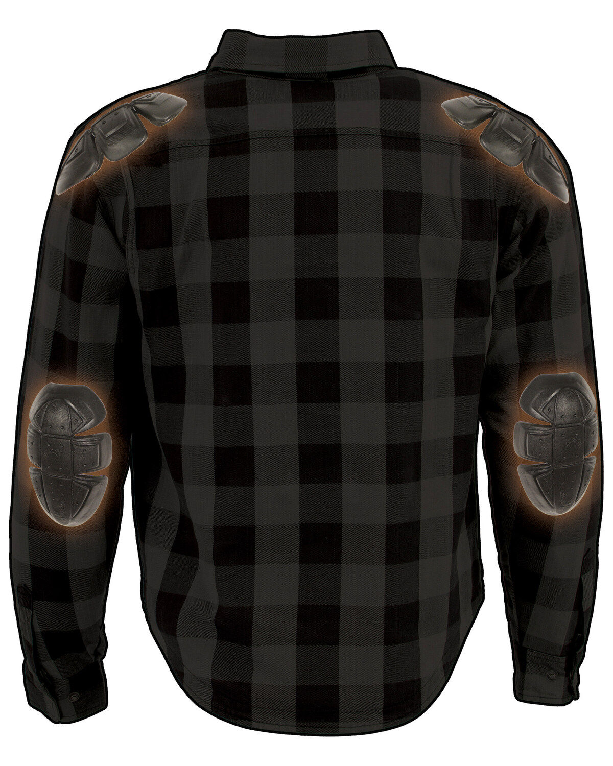 Milwaukee Performance Men's Aramid Checkered Plaid Biker Shirt