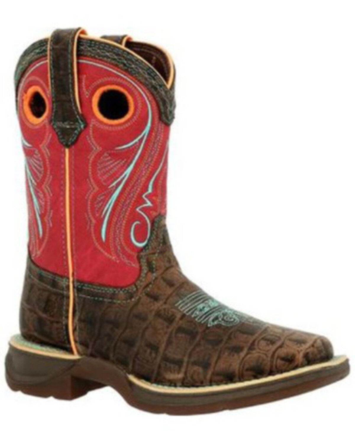 Durango Boys' Gator Print Western Boots - Square Toe 1 114153-durango-boys-gator-print-western-boots-square-toe-1.jpg