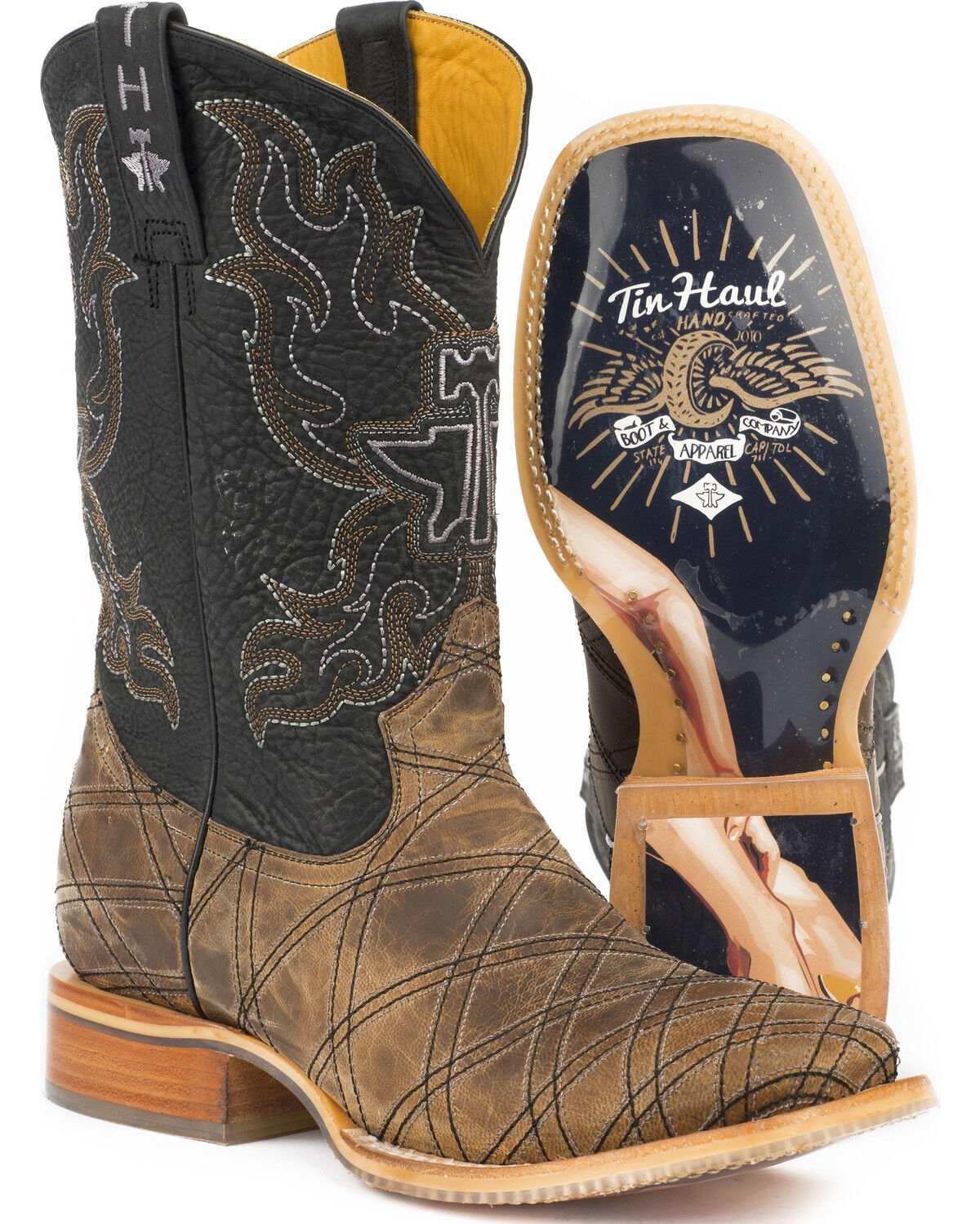 Tin Haul Men's What's Your Angle Western Boots - Broad Square Toe 1 114367-tin-haul-men-s-what-s-your-angle-western-boots-broad-square-toe-1.jpg