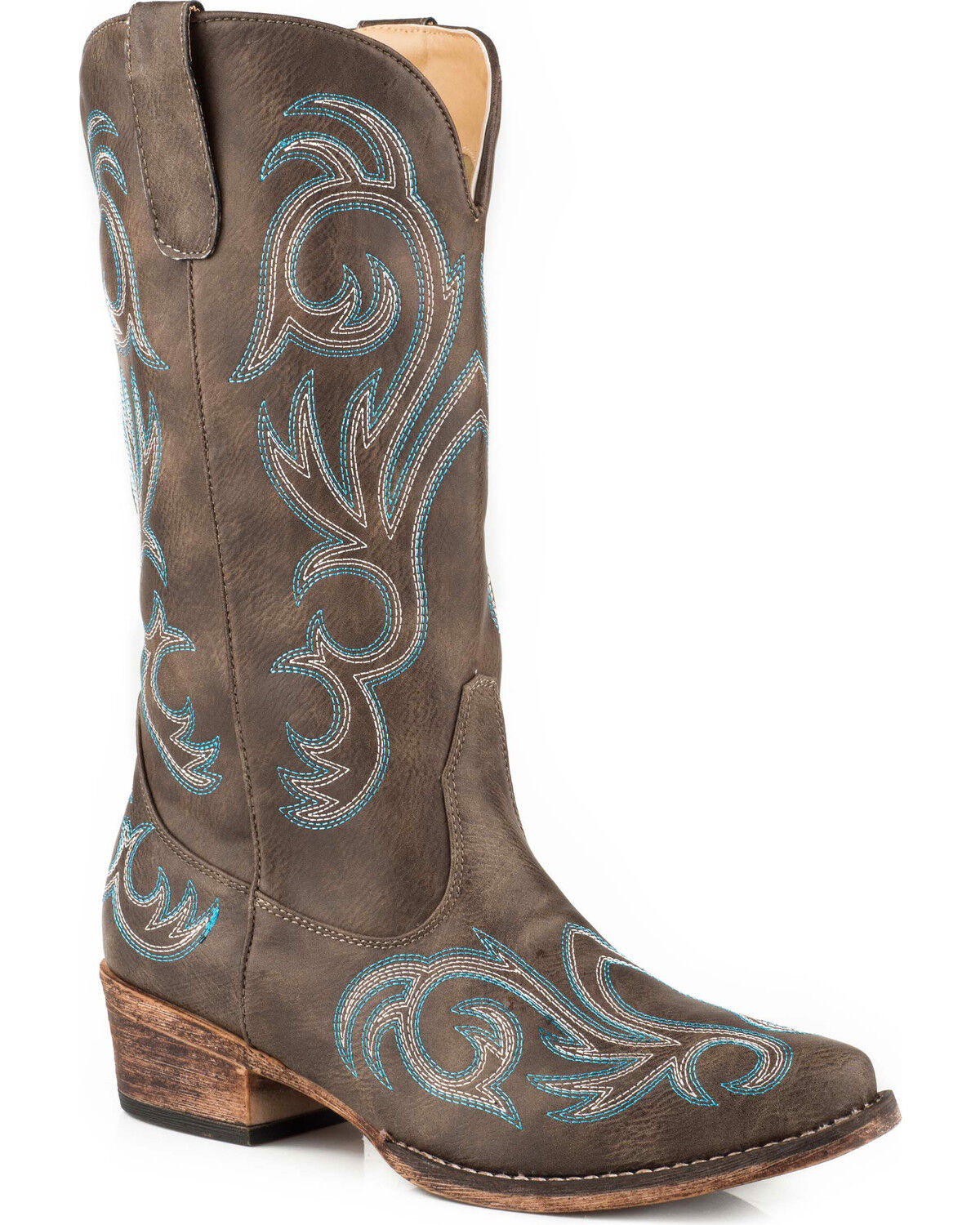 Roper Women's Brown Riley Vintage Western Boots - Snip Toe 1 115140-roper-women-s-brown-riley-vintage-western-boots-snip-toe-1.jpg