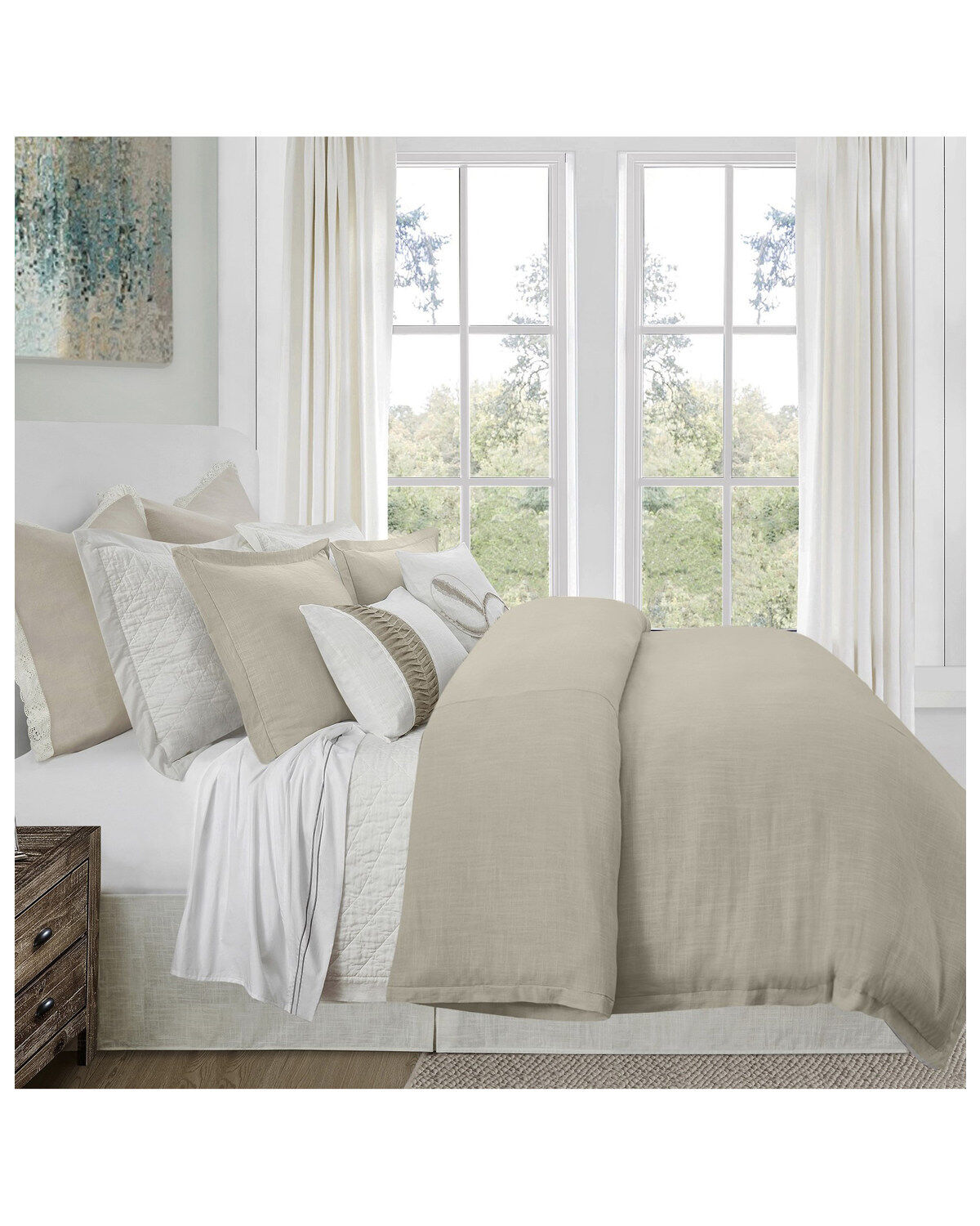 HiEnd Accents Hera 3pc Duvet Set - King