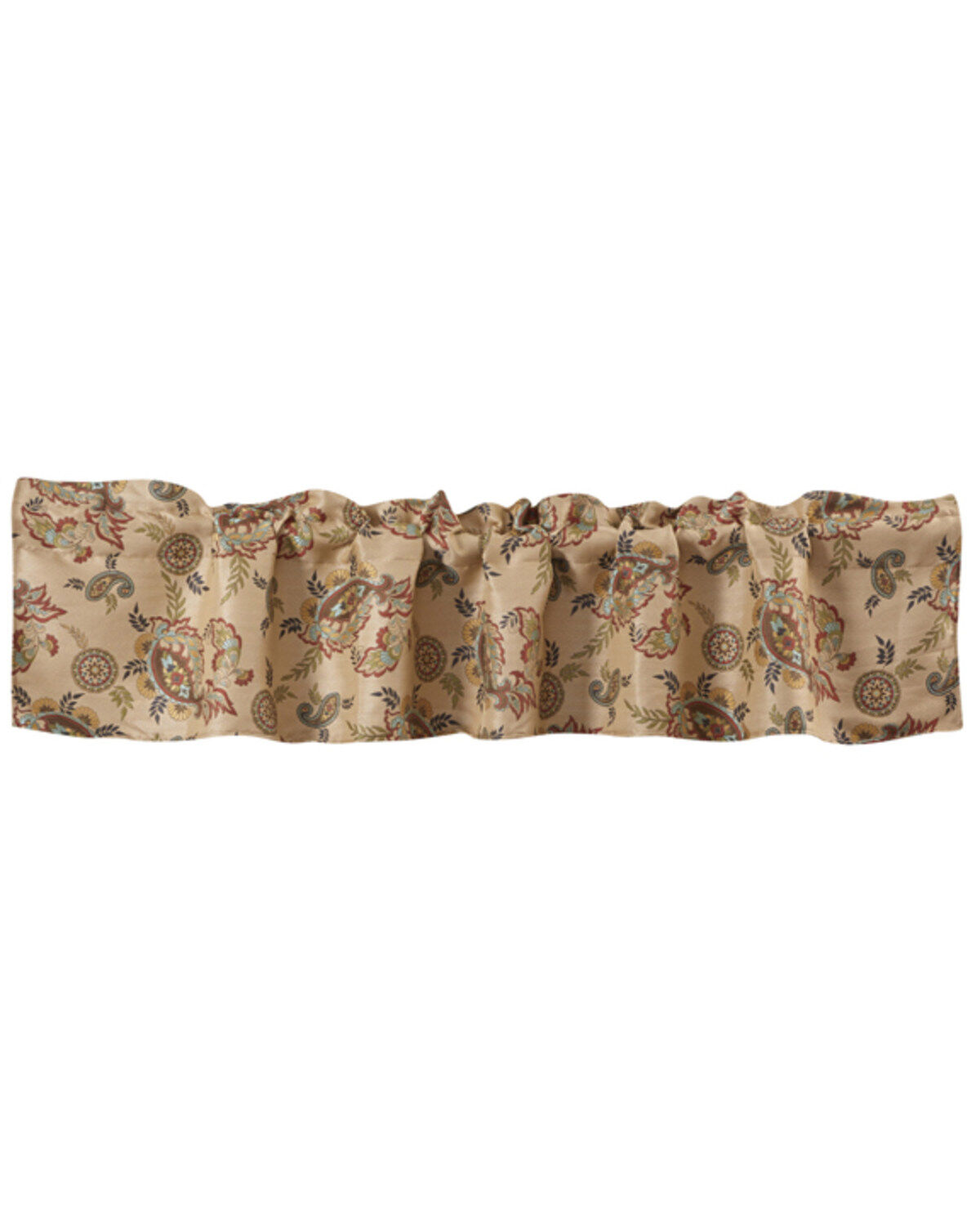 HiEnd Accents Tammy Paisley Kitchen Valance