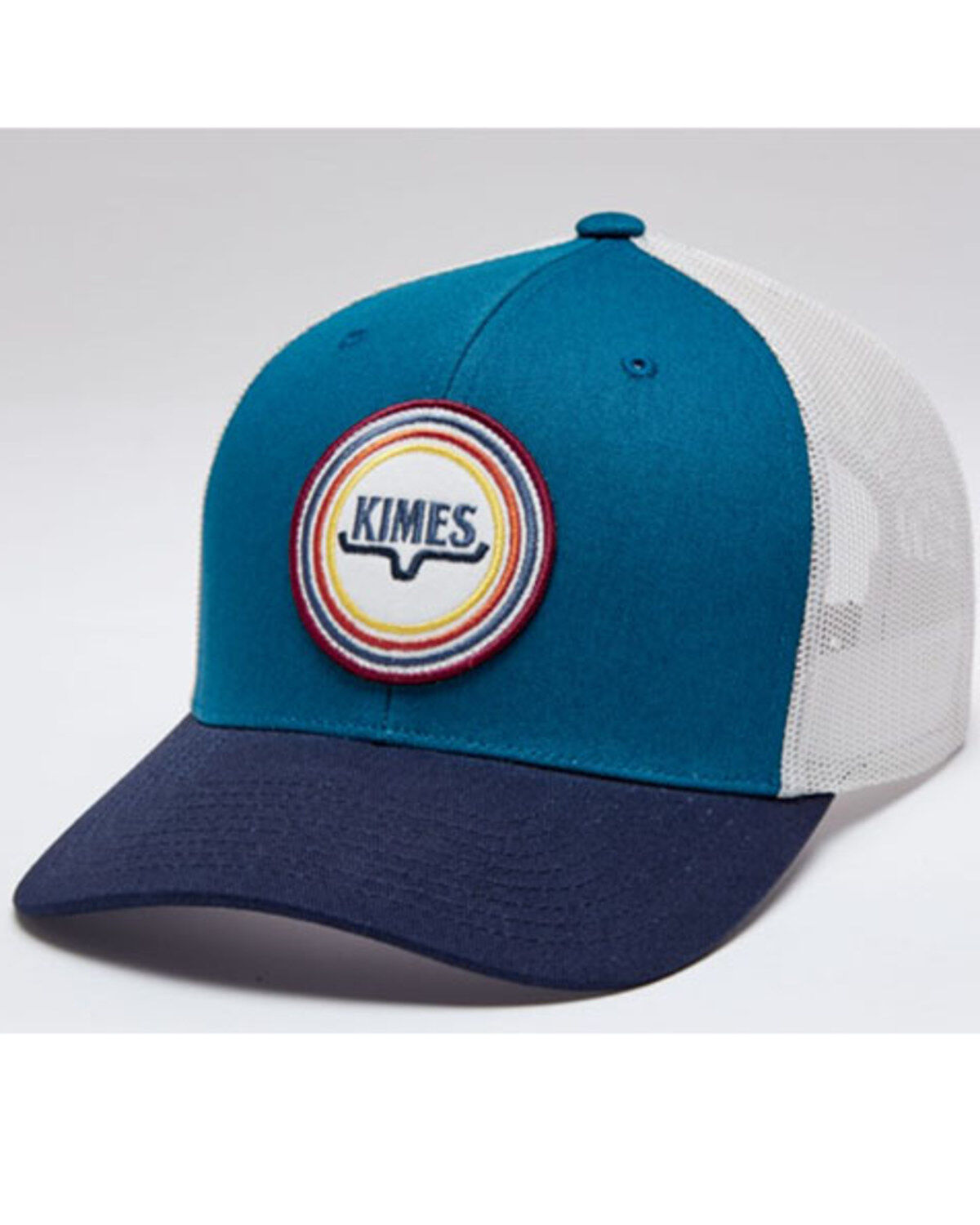 Kimes Ranch Men's Teal Super Sonic Logo Patch Mesh-Back Ball Cap