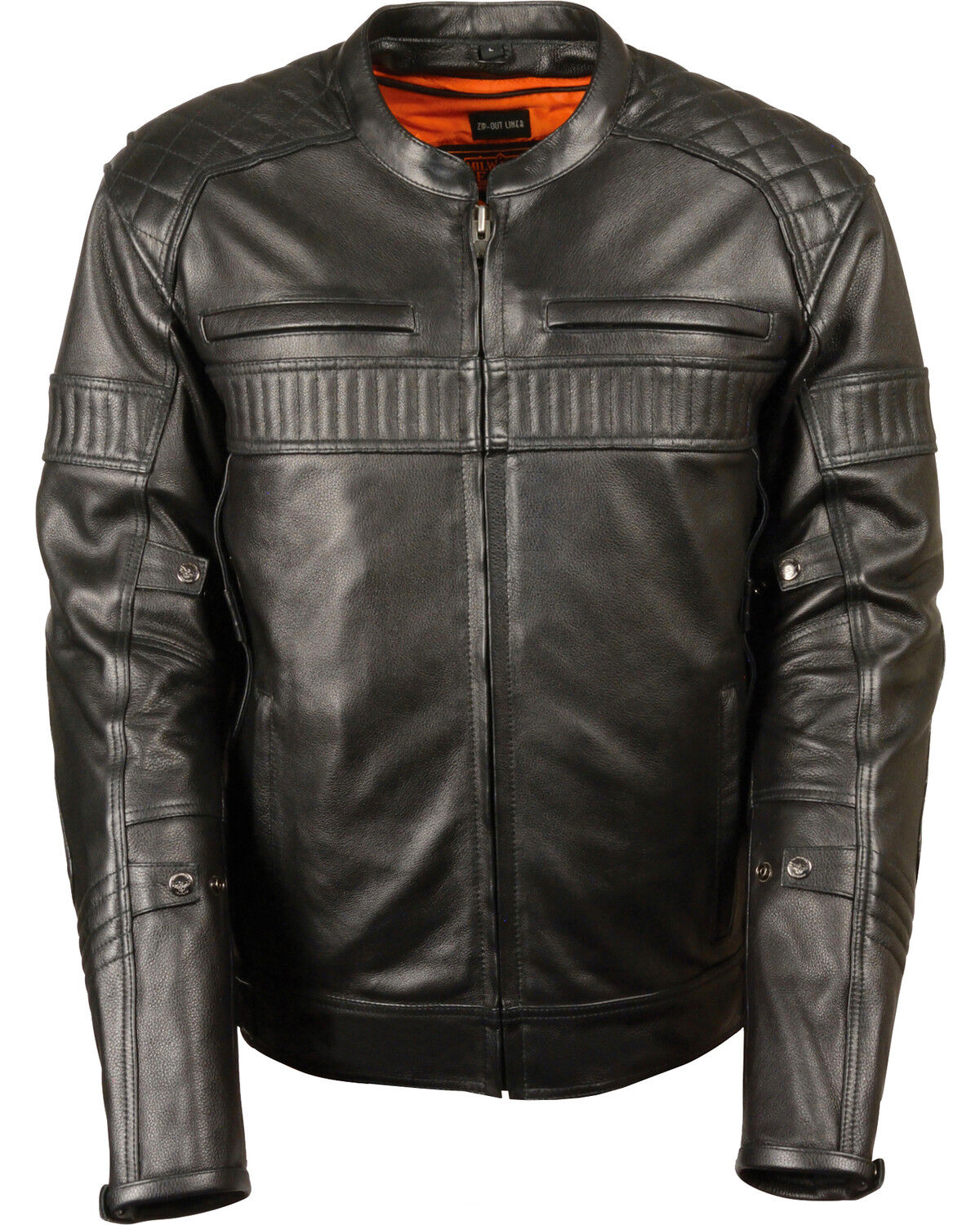 Milwaukee Leather Men's Quilted Pattern Scooter Jacket - Big 4X 1 119483-milwaukee-leather-men-s-quilted-pattern-scooter-jacket-big-4x-1.jpg