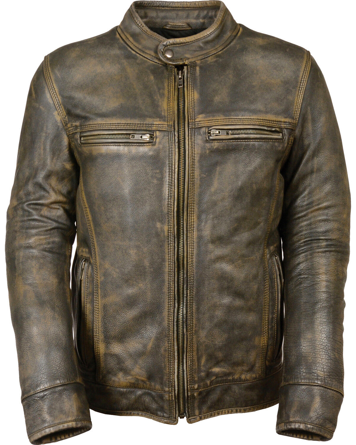 Milwaukee Leather Men's Distressed Scooter Jacket with Venting - Big - 3X 1 119535-milwaukee-leather-men-s-distressed-scooter-jacket-with-venting-big-3x-1.jpg