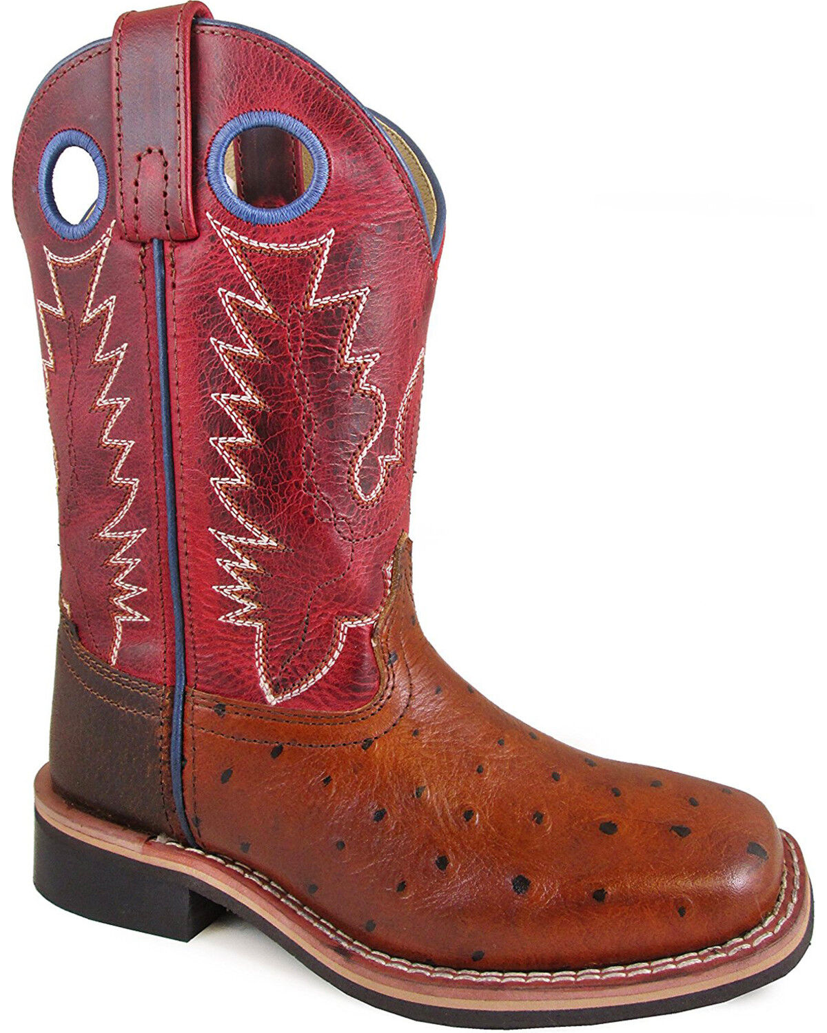 Smoky Mountain Boys' Cheyenne Crackle Boots - Broad Square Toe