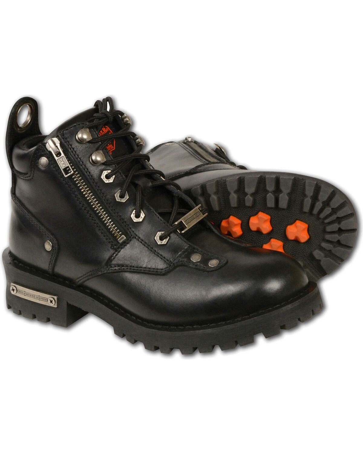 Milwaukee Leather Women's Low Cut Leather Lace To Toe Riding Boots - Round Toe 1 121260-milwaukee-leather-women-s-low-cut-leather-lace-to-toe-riding-boots-round-toe-1.jpg