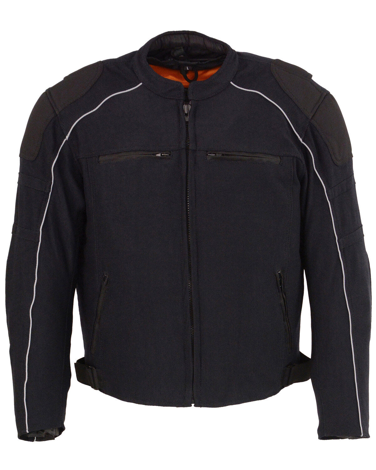 Milwaukee Leather Men's Mesh Racing Jacket with Removable Rain Jacket Liner - 5X