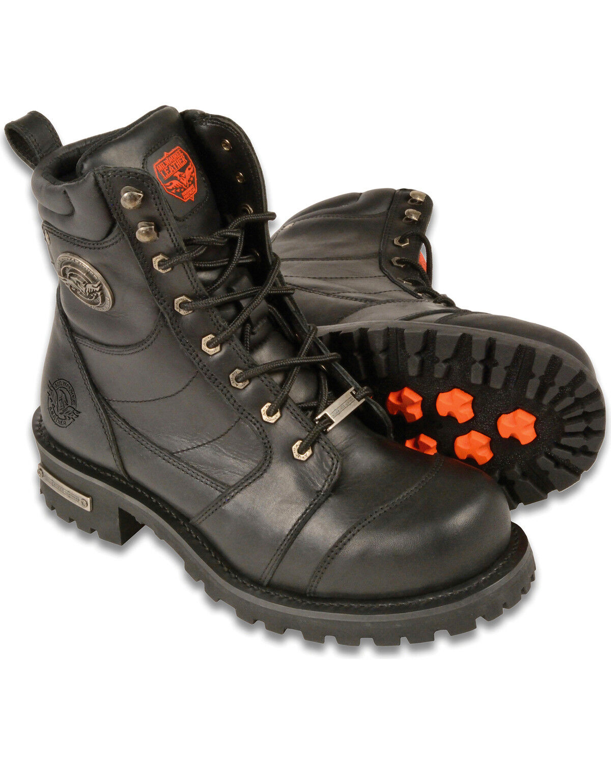 Milwaukee Leather Men's 8 Classic Logger Boots - Round Toe 1 122821-milwaukee-leather-men-s-8-classic-logger-boots-round-toe-1.jpg