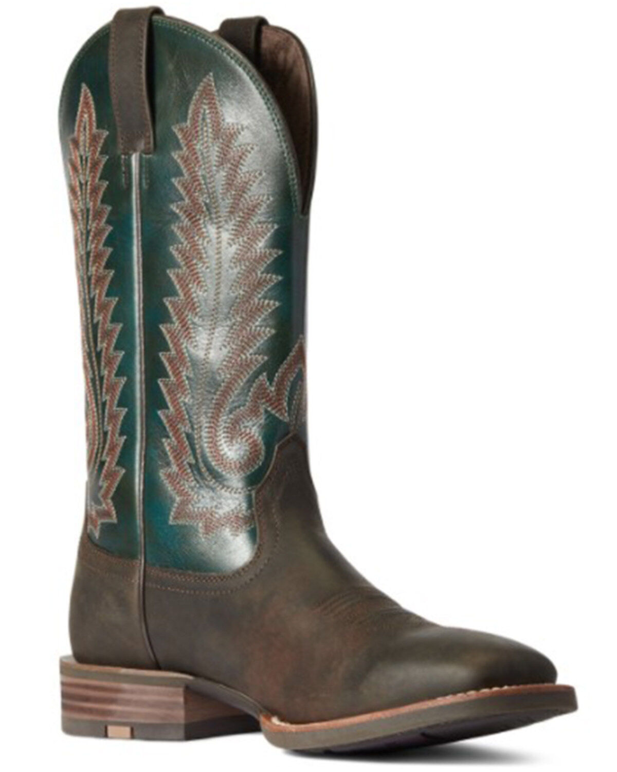 Ariat Men's Creston Western Performance Boots - Broad Square Toe