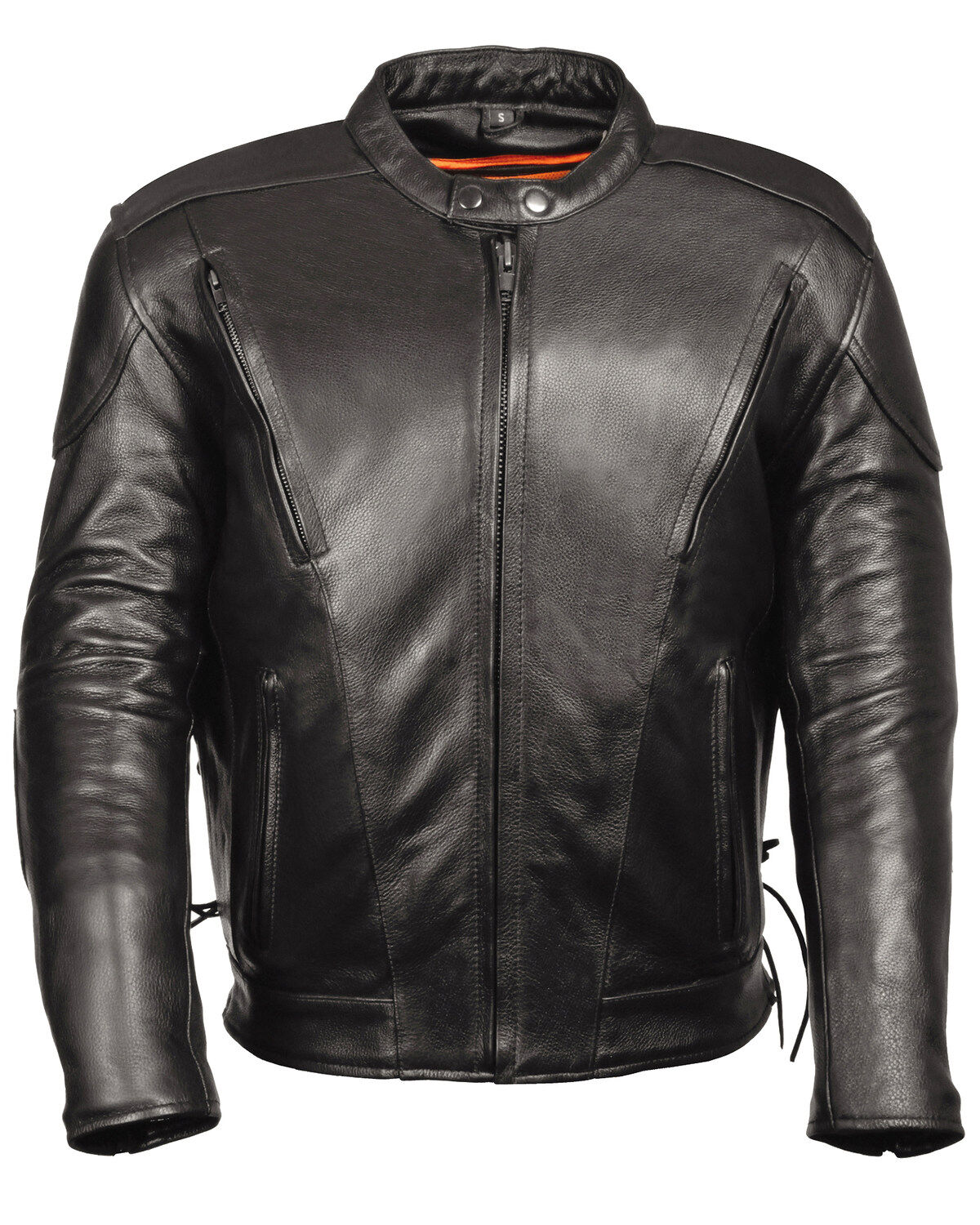 Milwaukee Leather Men's Side Lace Vented Scooter Jacket 1 12452-milwaukee-leather-men-s-side-lace-vented-scooter-jacket-1.jpg
