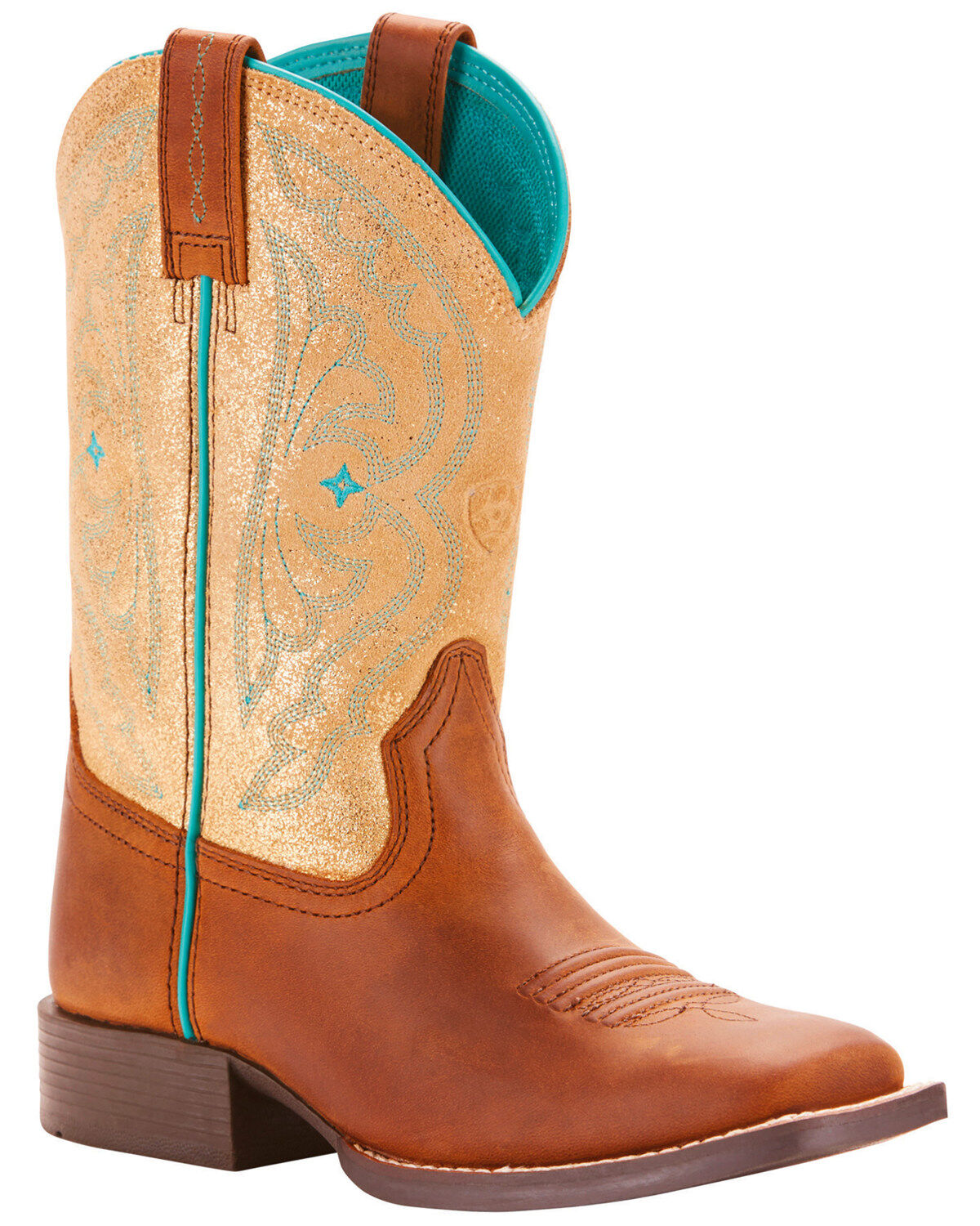 Ariat Girls' Quickdraw Western Boots - Square Toe 1 125982-ariat-girls-quickdraw-western-boots-square-toe-1.jpg