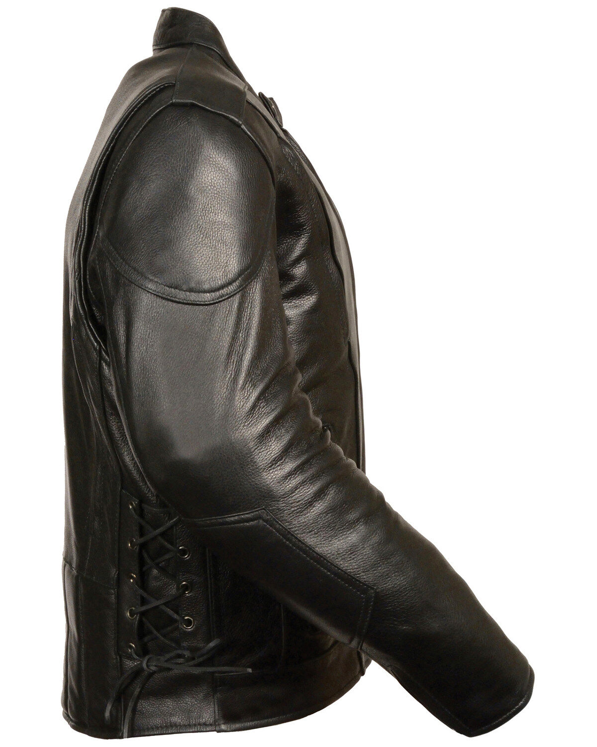 Milwaukee Leather Men's Side Lace Vented Scooter Jacket - 5X Tall