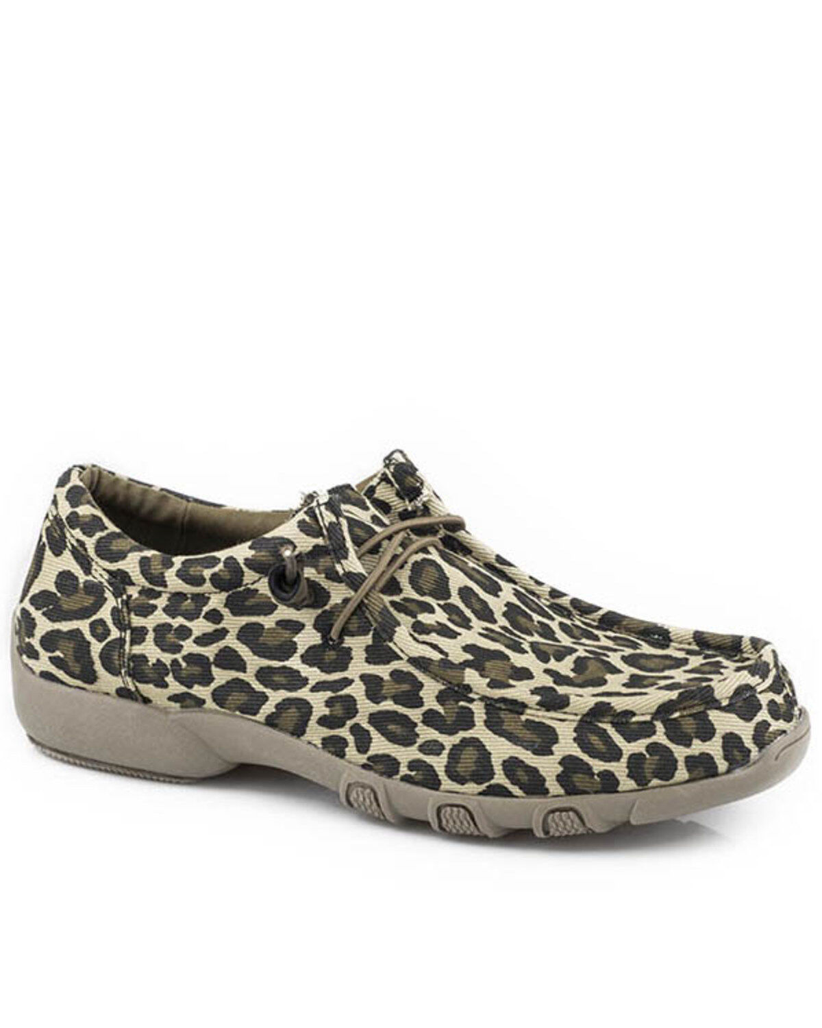 Roper Women's Chillin' Leopard Casual Shoes - Moc Toe