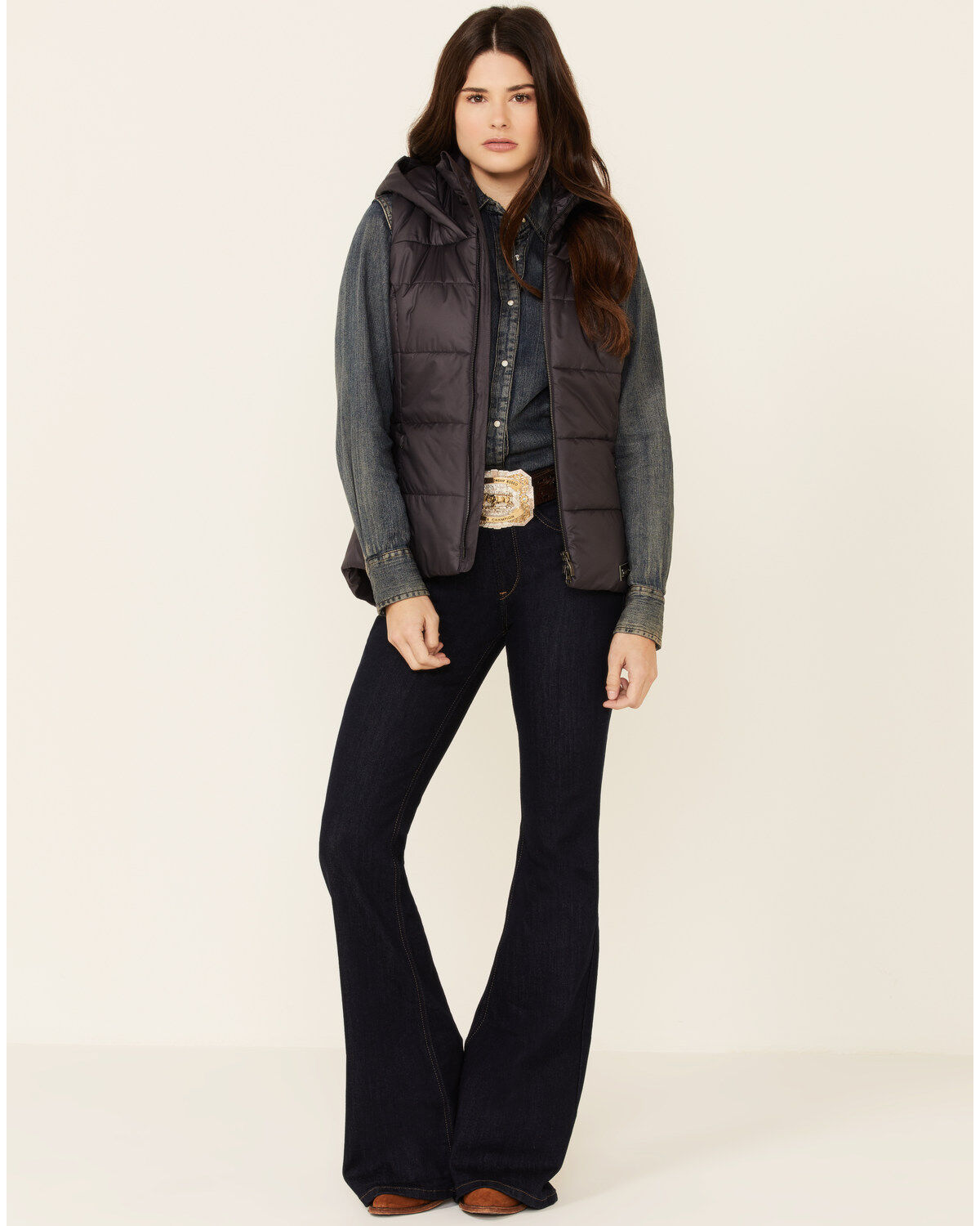 Ariat Women's Periscope Harmony Hooded Zip-Front Puffer Vest