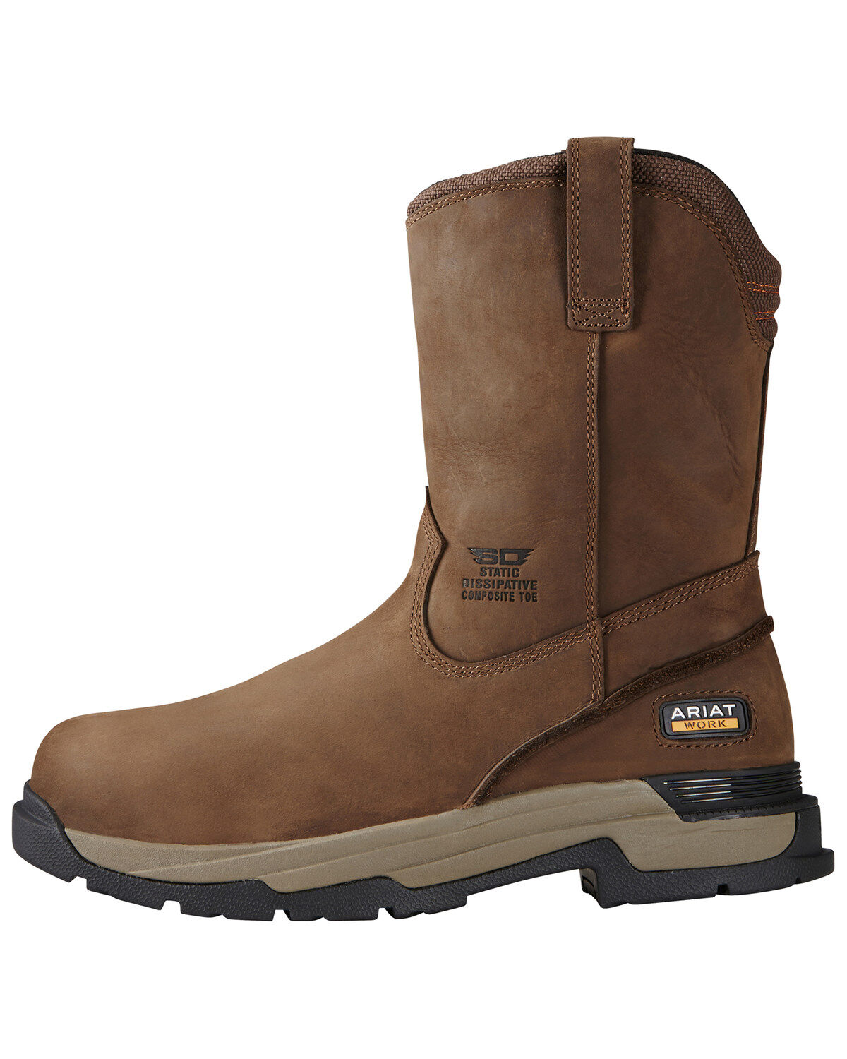 Ariat Men's Mastergrip Pull Western Work Boots - Composite Toe