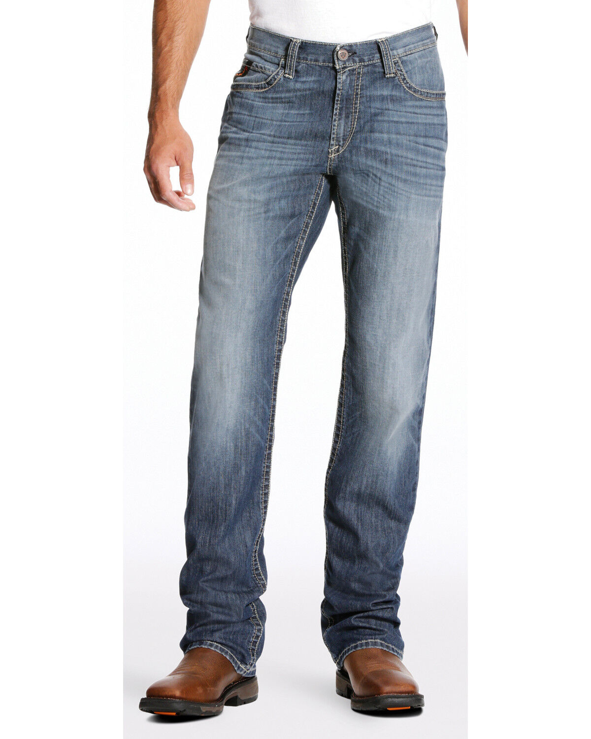 Ariat Men's FR M4 Inherent Boundary Low Rise Bootcut Jeans - Big