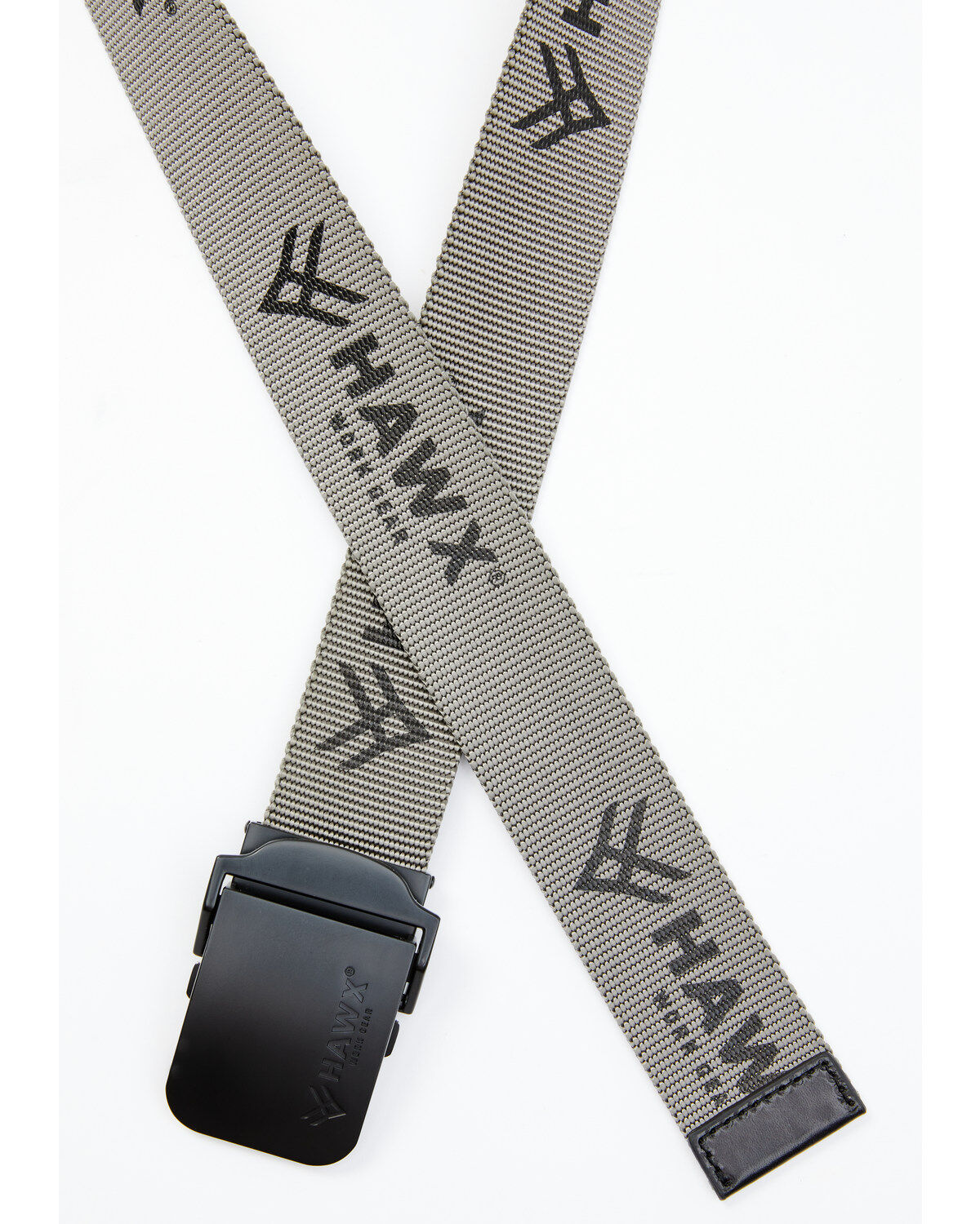 Hawx Men's Web Grey Nylon Belt