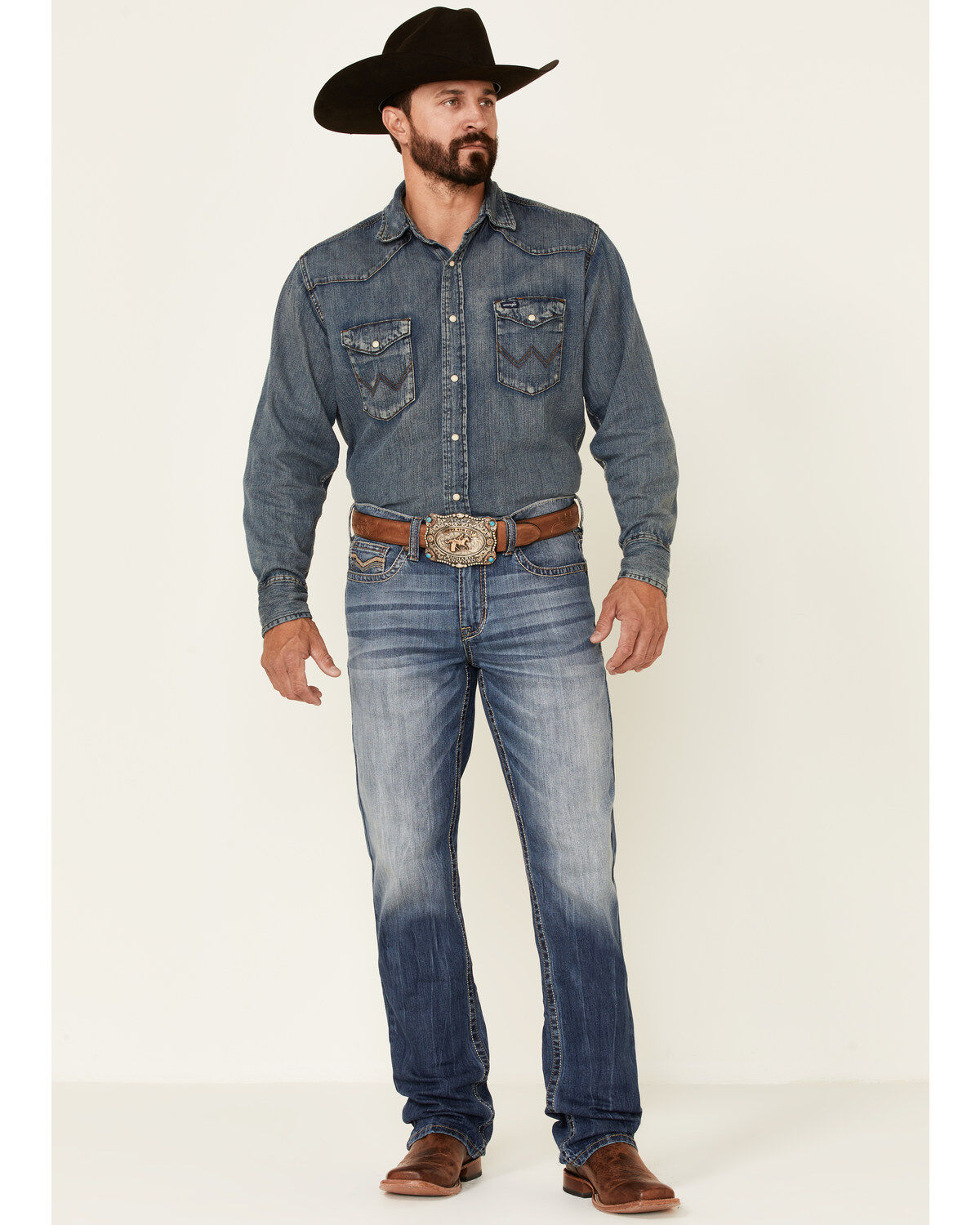 Cody James Men's Bullock Wash Jackson Slim Straight Stretch Denim Jeans