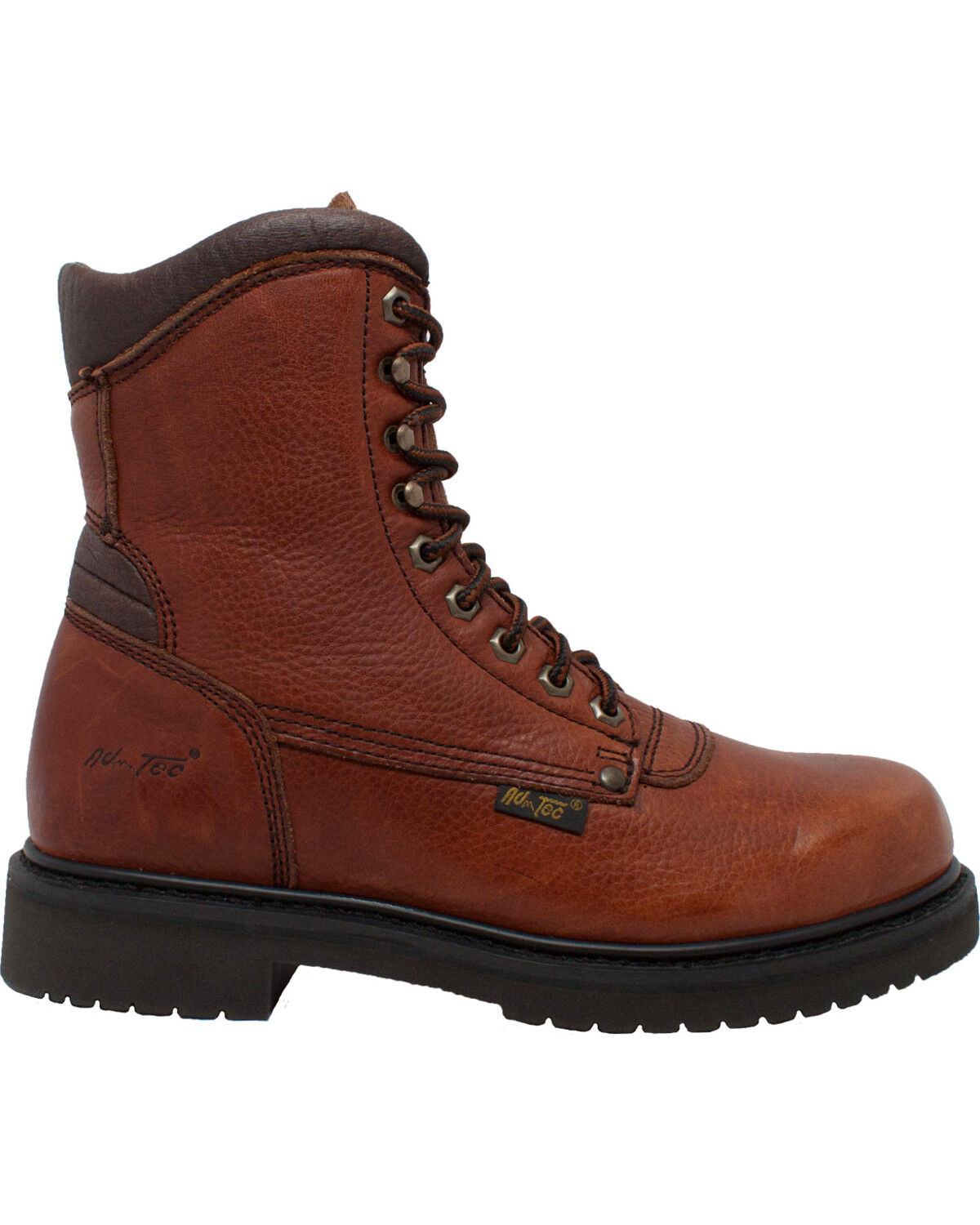Ad Tec Men's 8 Tumbled Leather Work Boots - Soft Toe