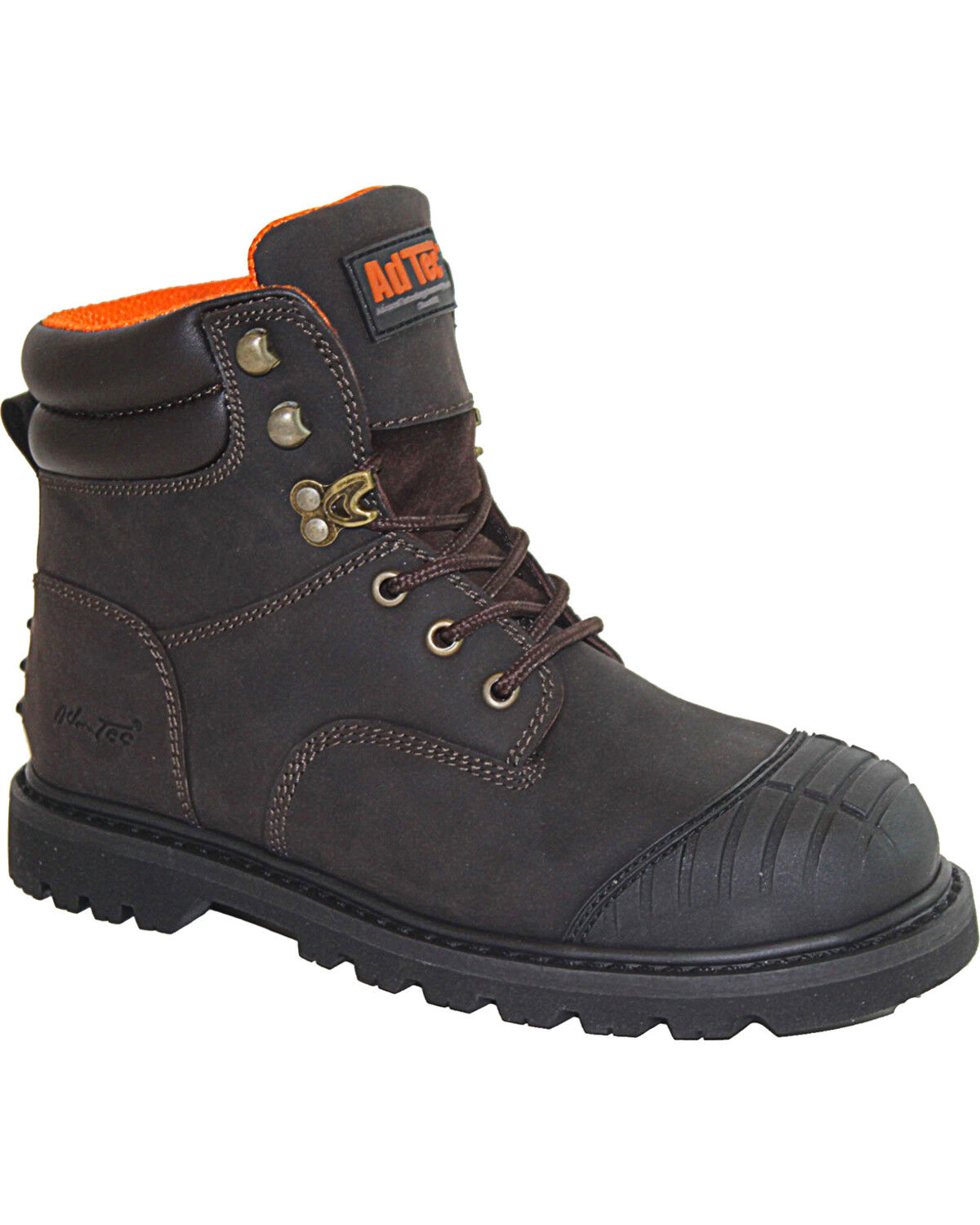Ad Tec Men's 6 Oiled Leather Work Boots - Steel Toe