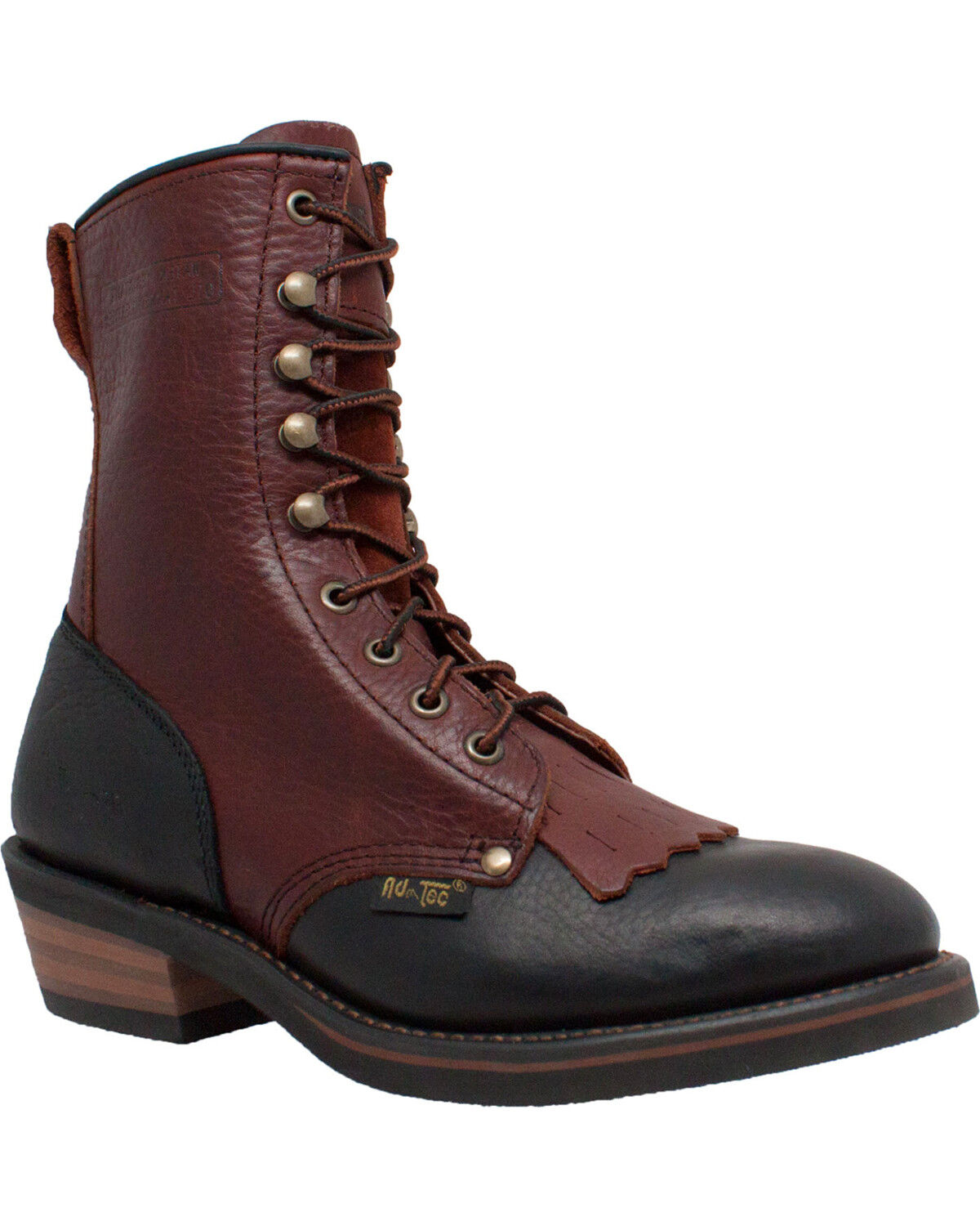 Ad Tec Women's 8 Tumbled Leather Packer Boots - Soft Toe