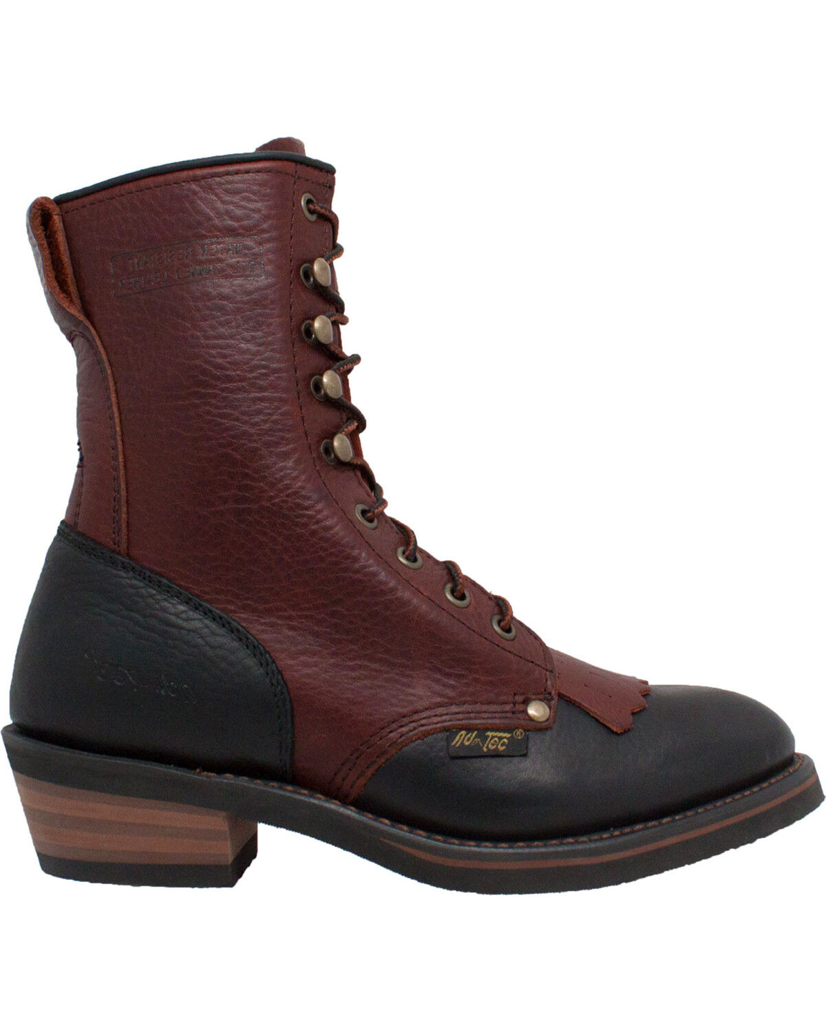 Ad Tec Women's 8 Tumbled Leather Packer Boots - Soft Toe