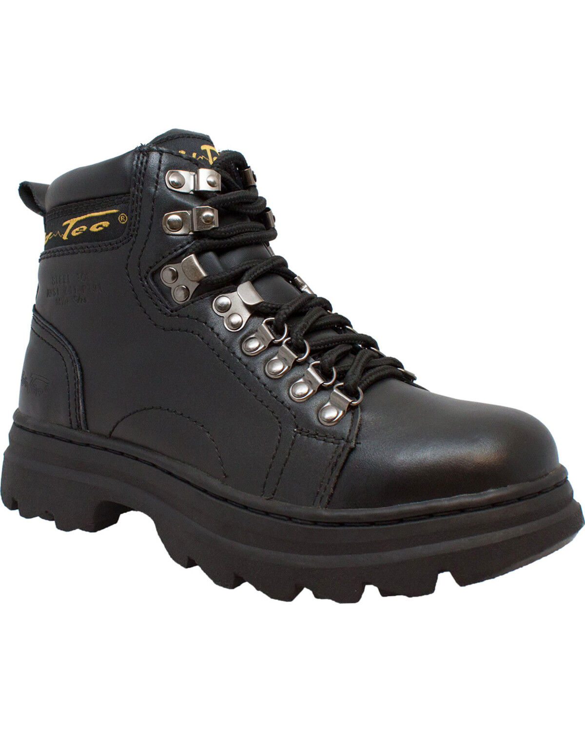 Ad Tec Women's 6 Leather Work Boots - Steel Toe