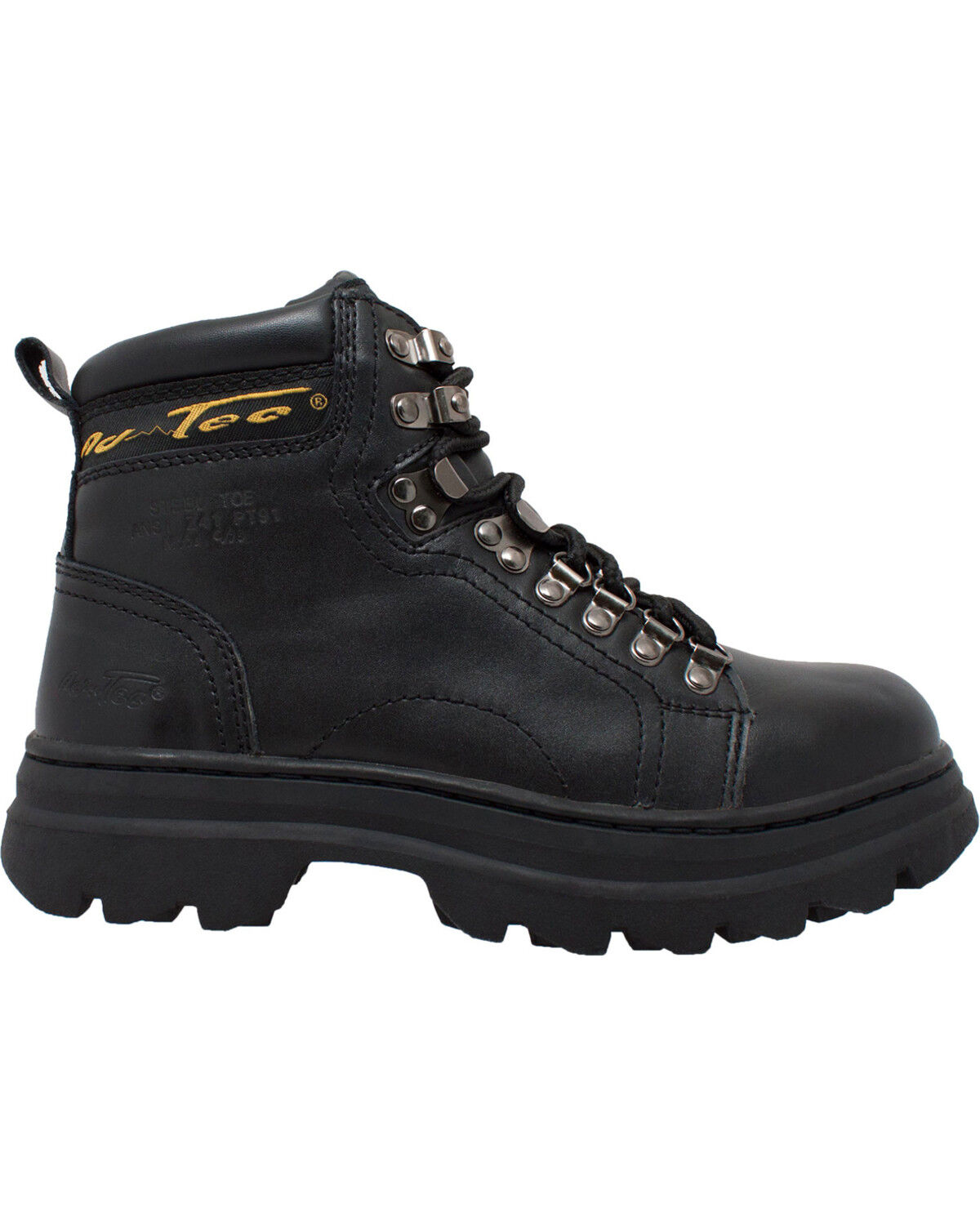 Ad Tec Women's 6 Leather Work Boots - Steel Toe