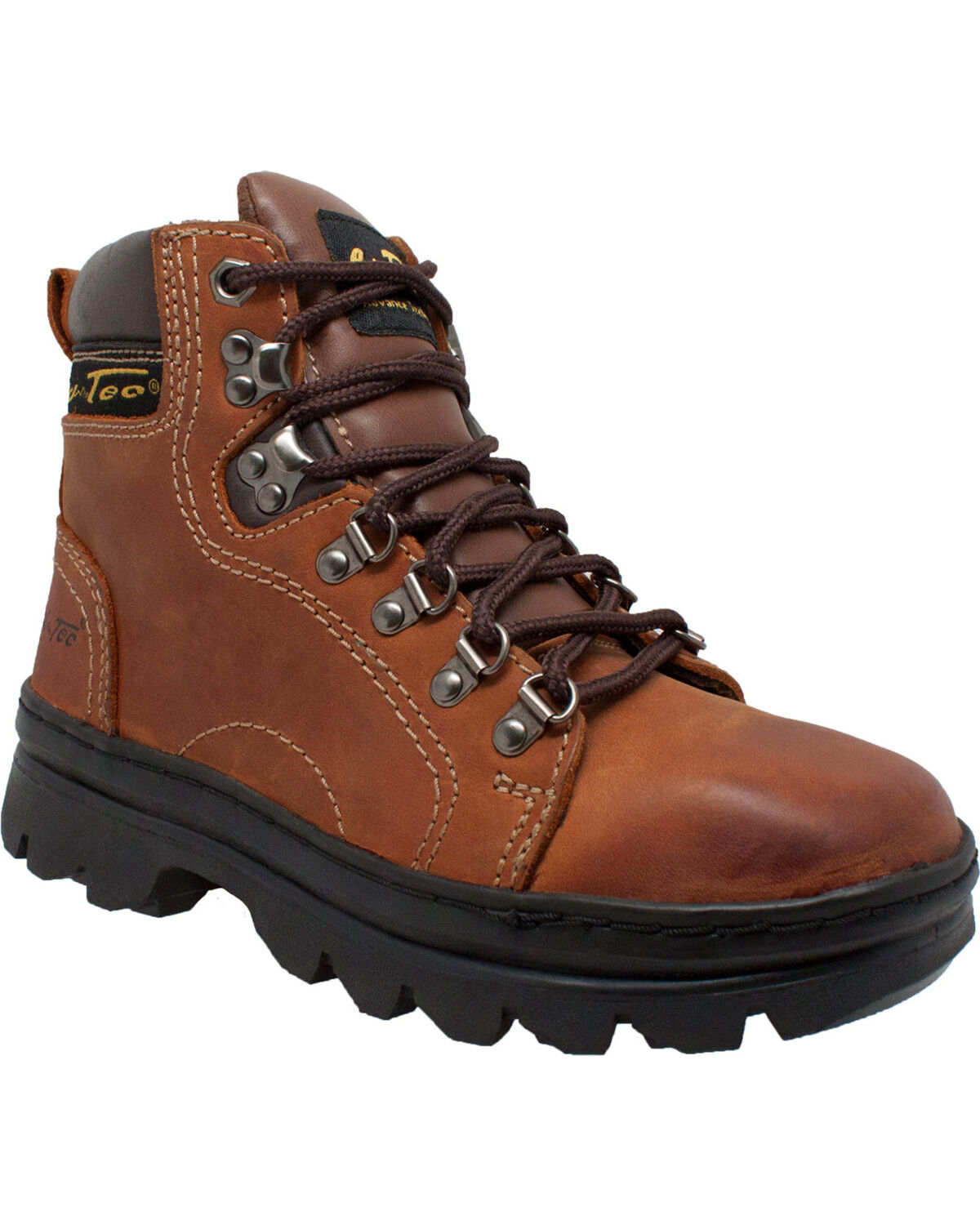 Ad Tec Women's 6 Leather Work Hiker Boots - Soft Toe