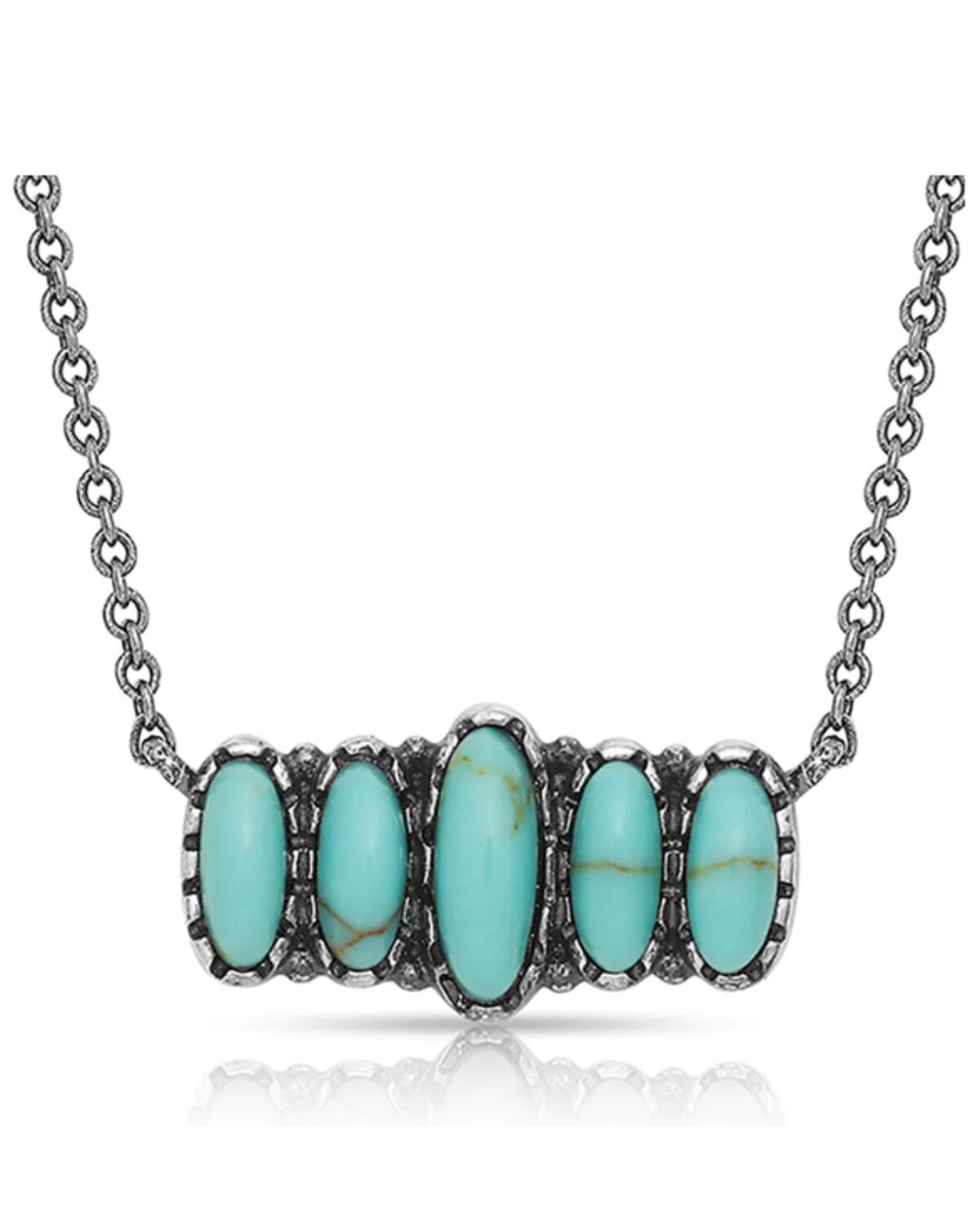 Montana Silversmiths Women's Turquoise Quint Bar Necklace