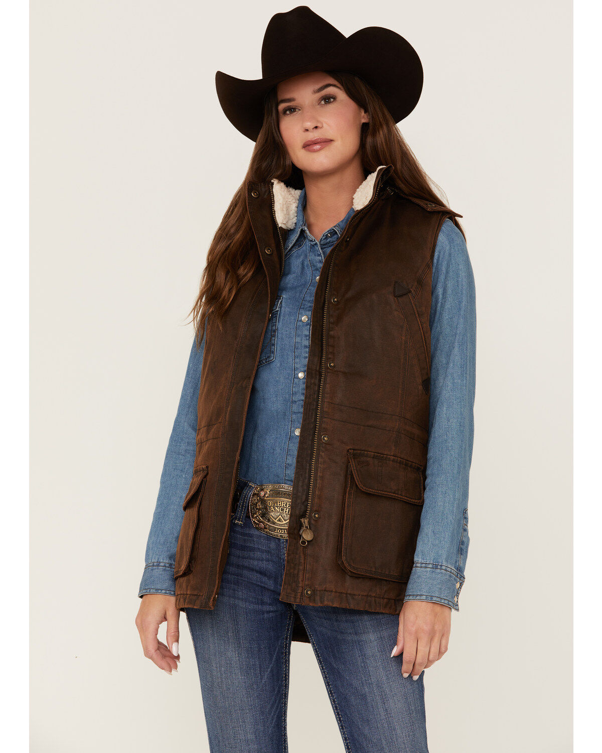 Outback Trading Co Women's Woodbury Sherpa-Lined Storm-Flap Vest 1 136828-outback-trading-co-women-s-woodbury-sherpa-lined-storm-flap-vest-1.jpg