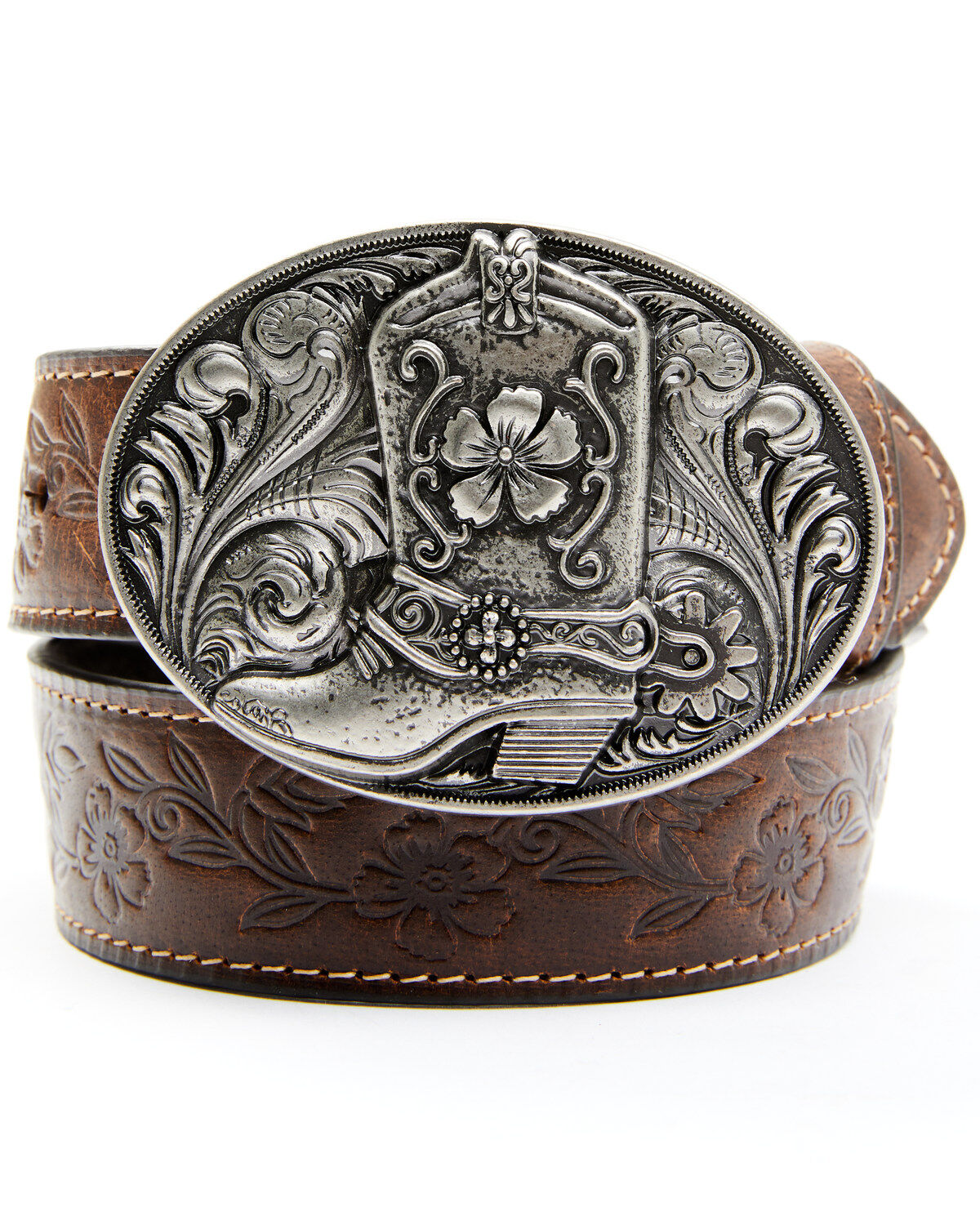 Shyanne Girls' Embossed Floral Boot Belt 1 137301-shyanne-girls-embossed-floral-boot-belt-1.jpg