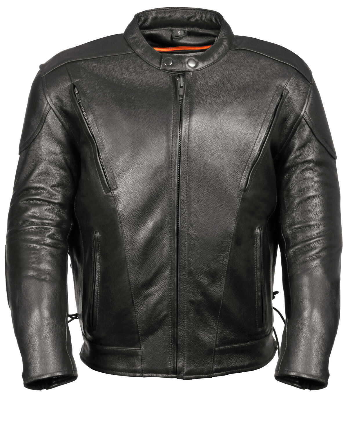 Milwaukee Leather Men's Lace Side Vented Scooter Jacket - 4X 1 137794-milwaukee-leather-men-s-lace-side-vented-scooter-jacket-4x-1.jpg