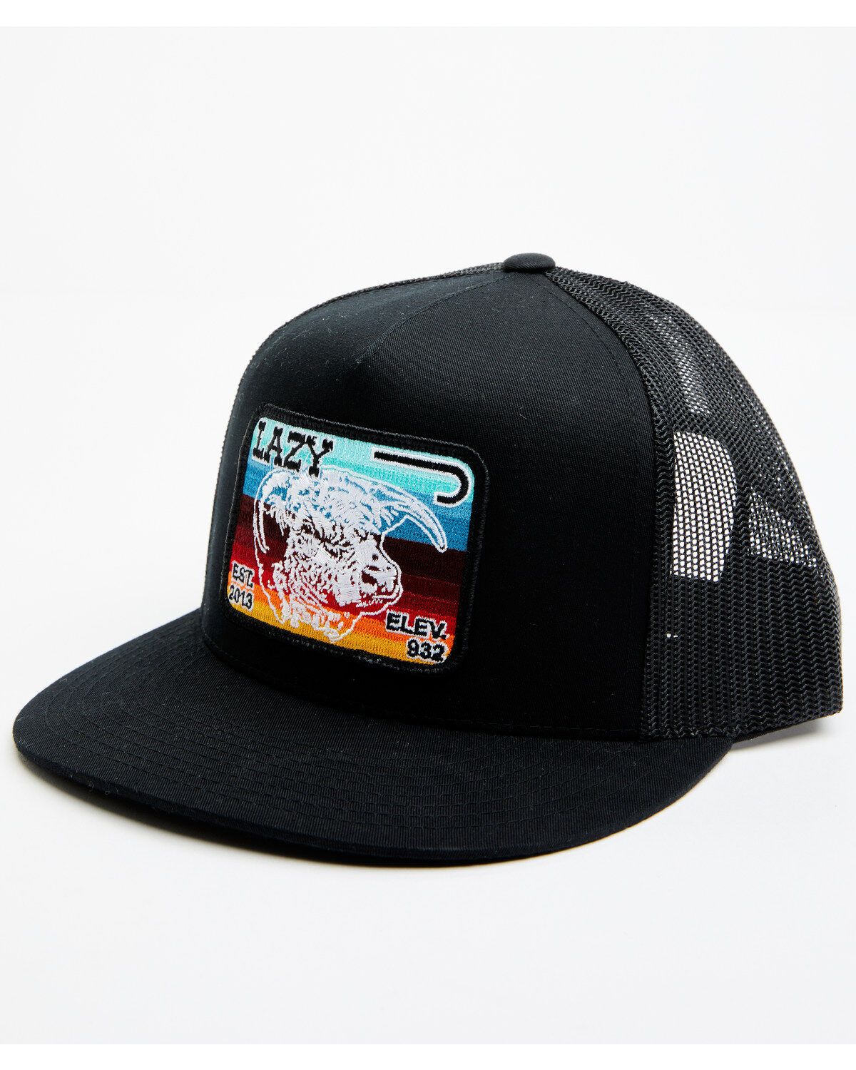 Lazy J Ranchwear Men's Serape Striped Elevation Mesh Back Ball Cap 1 139839-lazy-j-ranchwear-men-s-serape-striped-elevation-mesh-back-ball-cap-1.jpg