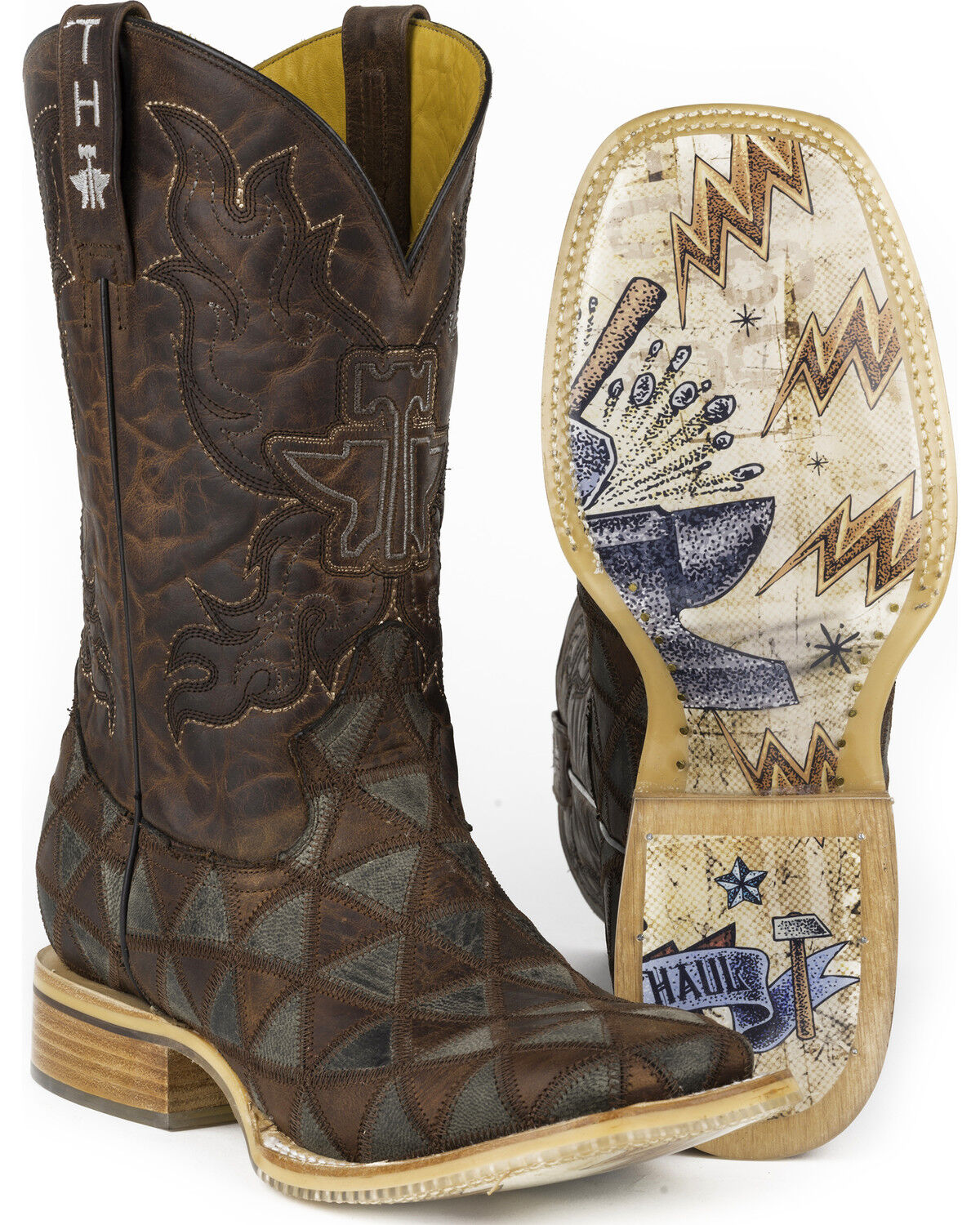 Tin Haul Men's Triangles Western Boots - Square Toe 1 14315-tin-haul-men-s-triangles-western-boots-square-toe-1.jpg