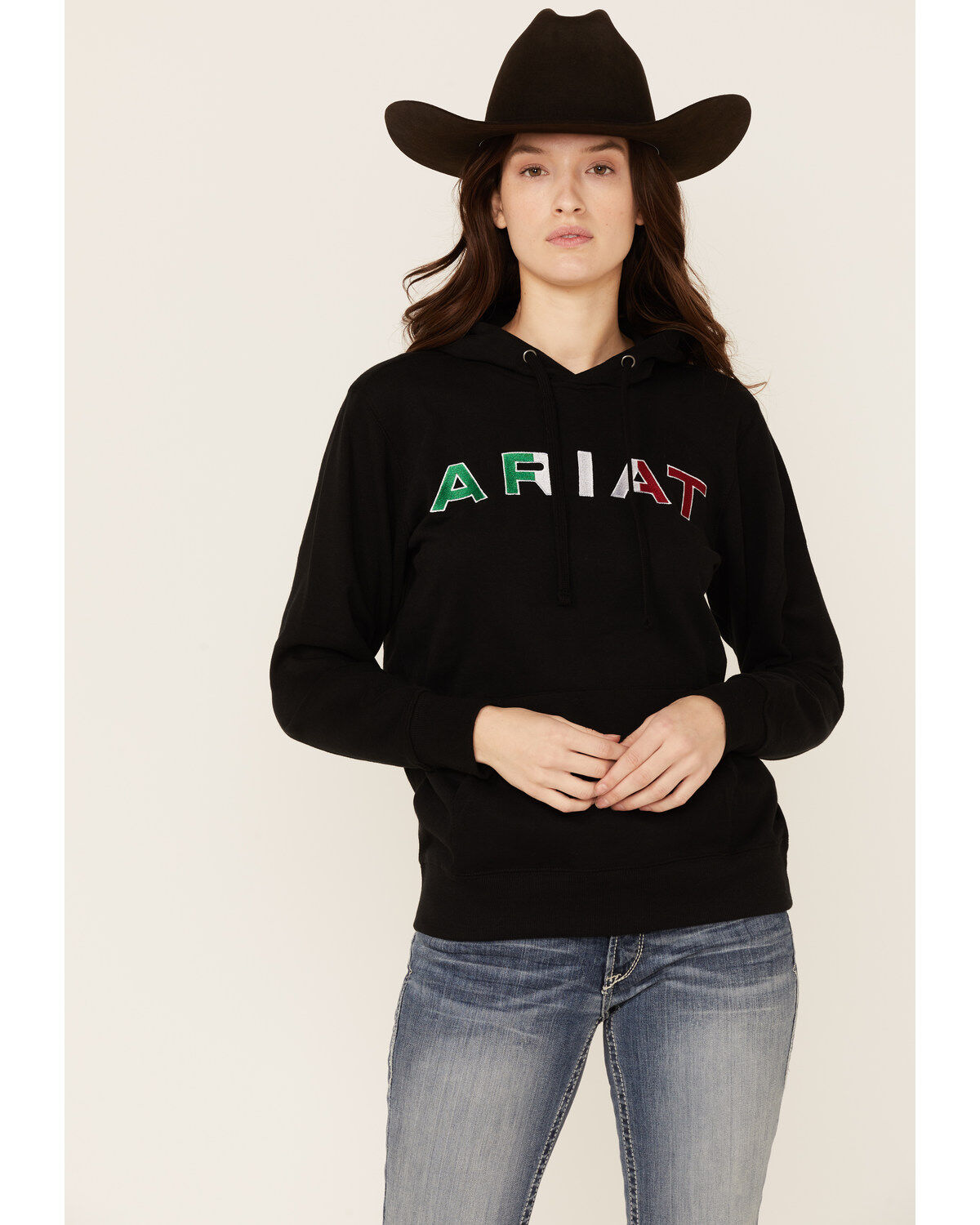 Ariat Women's Mexico Embroidered Logo Pullover Hoodie