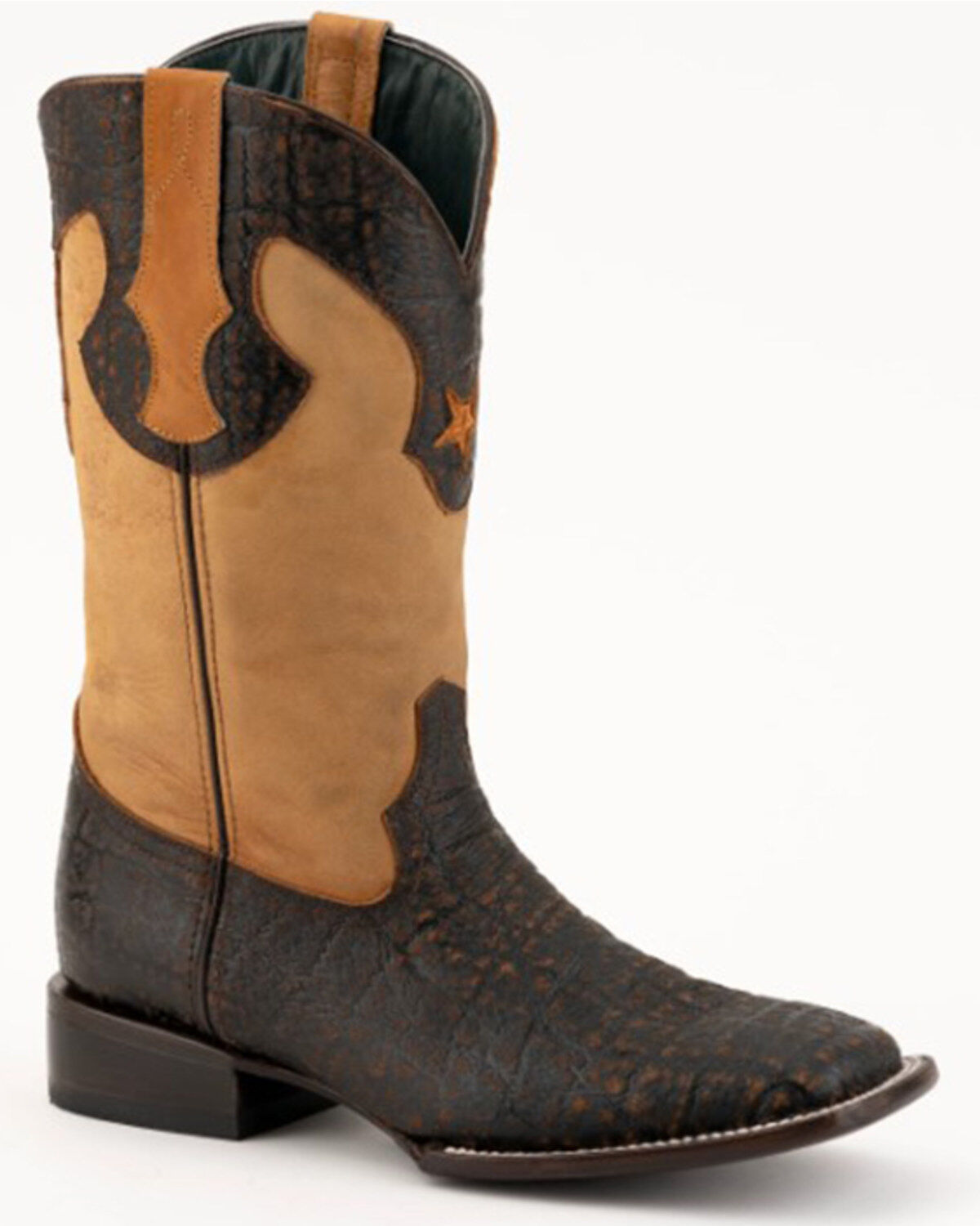 Ferrini Men's Acero Nicotine Elephant Print Western Boots - Square Toe 1 144307-ferrini-men-s-acero-nicotine-elephant-print-western-boots-square-toe-1.jpg