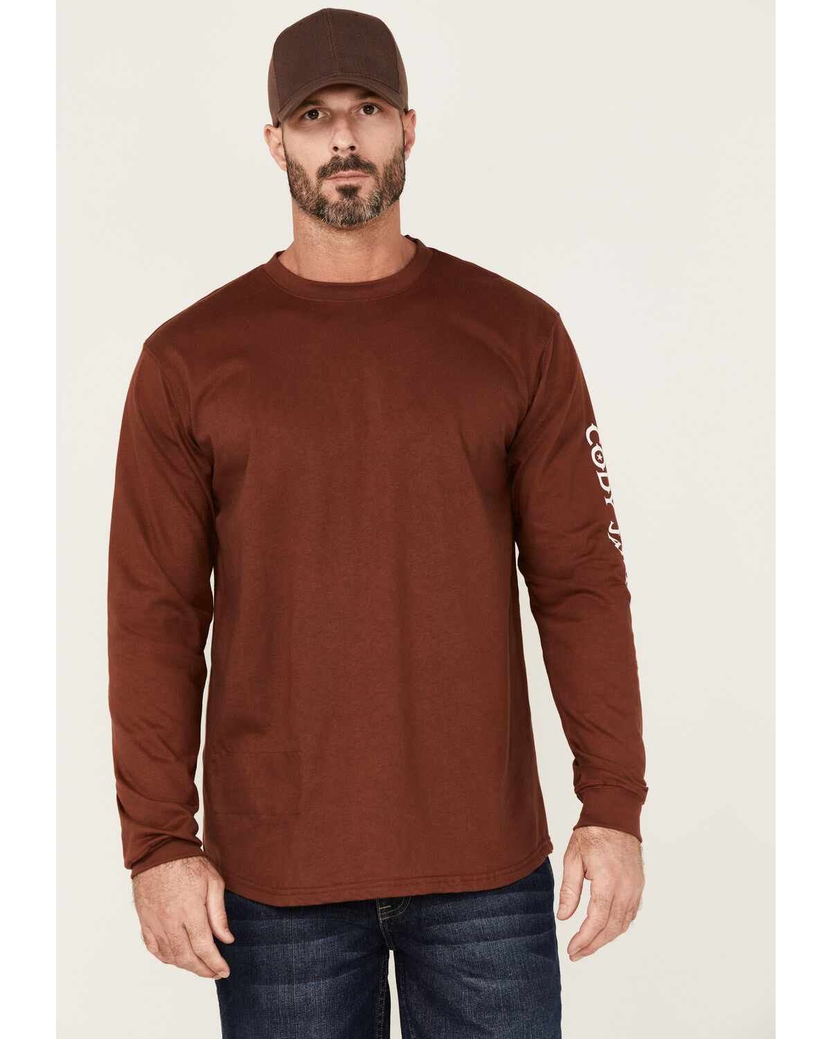 Cody James Men's FR Logo Long Sleeve Work T-Shirt - Tall