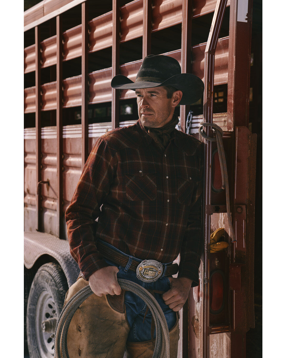 Ariat Men's Hiller Retro Plaid Snap Western Flannel Shirt